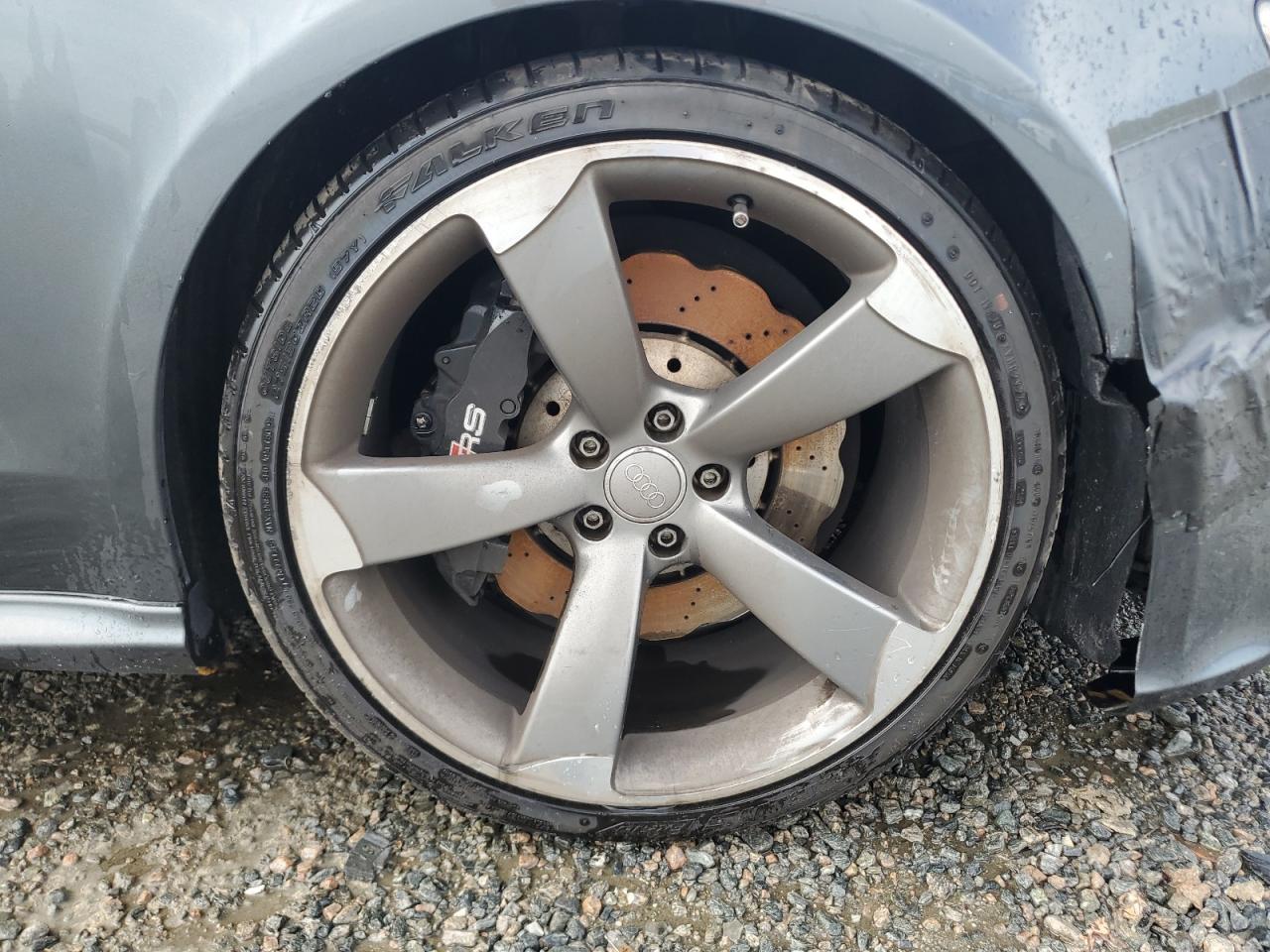 2014 Audi Rs5 Gray vin: WUAC6AFR2EA900183 Damage: Right Front Wheel, Curb Rash, 6 to 7 inches