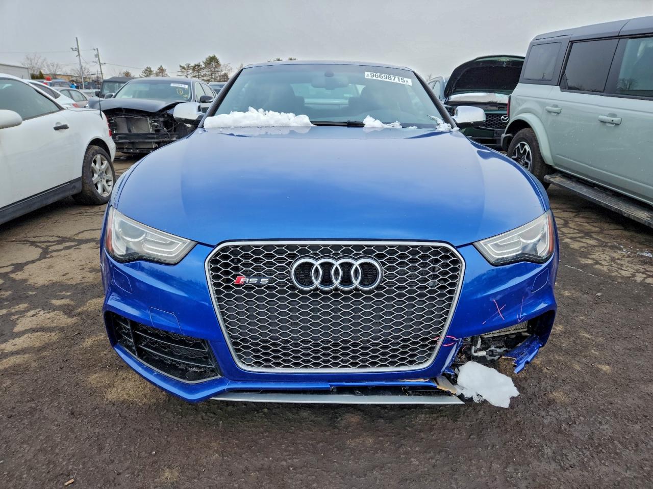 2014 Audi Rs5 Синий vin: WUAC6AFR2EA901673