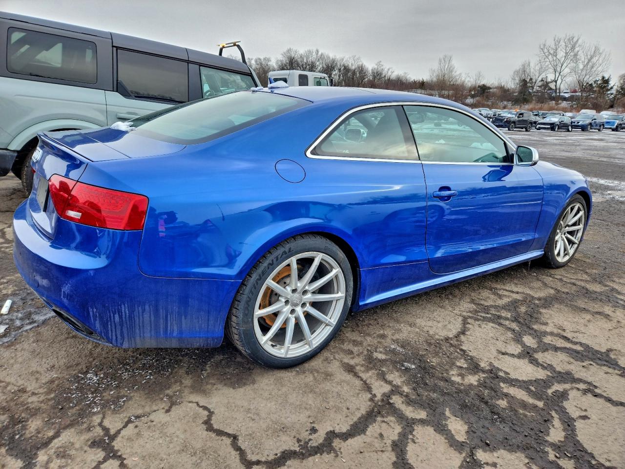 2014 Audi Rs5 Синий vin: WUAC6AFR2EA901673