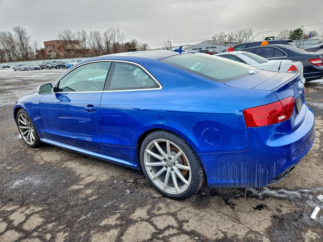 2014 Audi Rs5 Синий vin: WUAC6AFR2EA901673