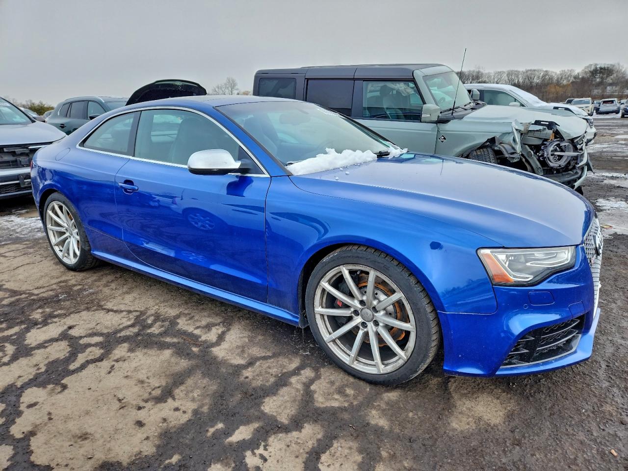 2014 Audi Rs5 Синий vin: WUAC6AFR2EA901673