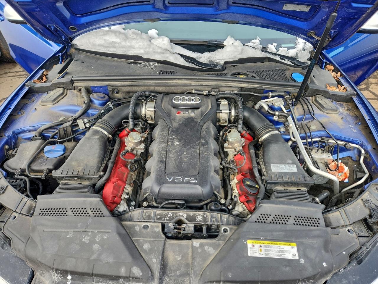 2014 Audi Rs5 Синий vin: WUAC6AFR2EA901673