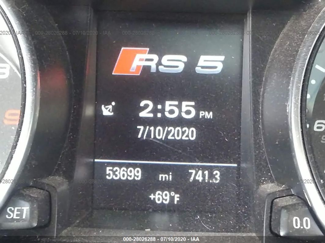 2015 Audi Rs 5 White vin: WUAC6AFR2FA901187