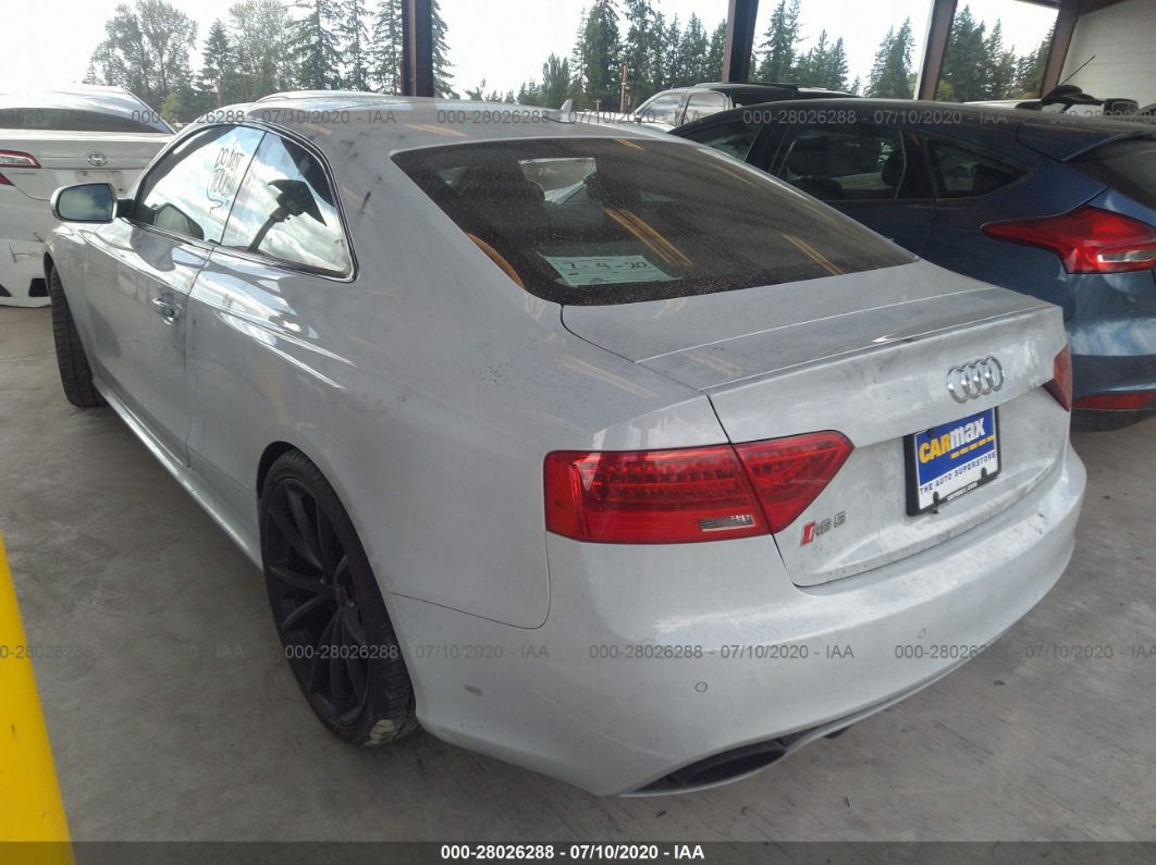 2015 Audi Rs 5 White vin: WUAC6AFR2FA901187