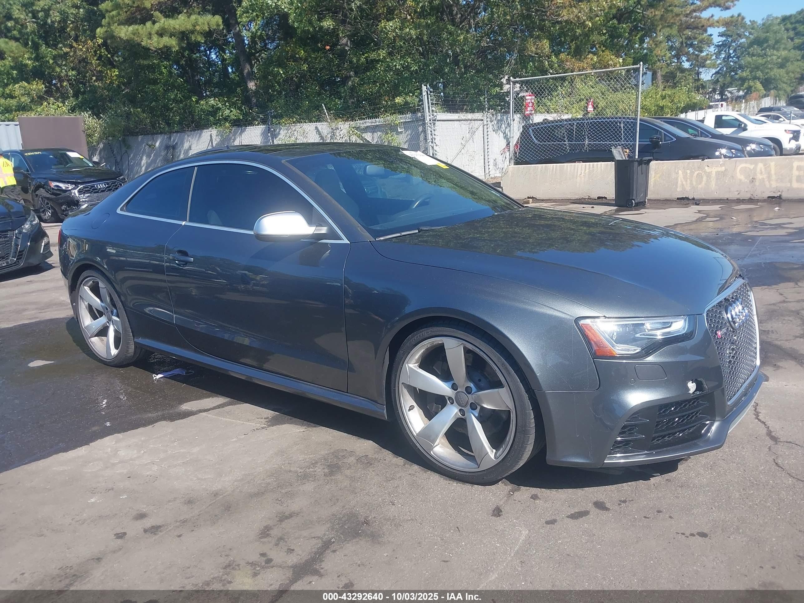 2014 Audi Rs 5 4.2 Gray vin: WUAC6AFR3EA900502