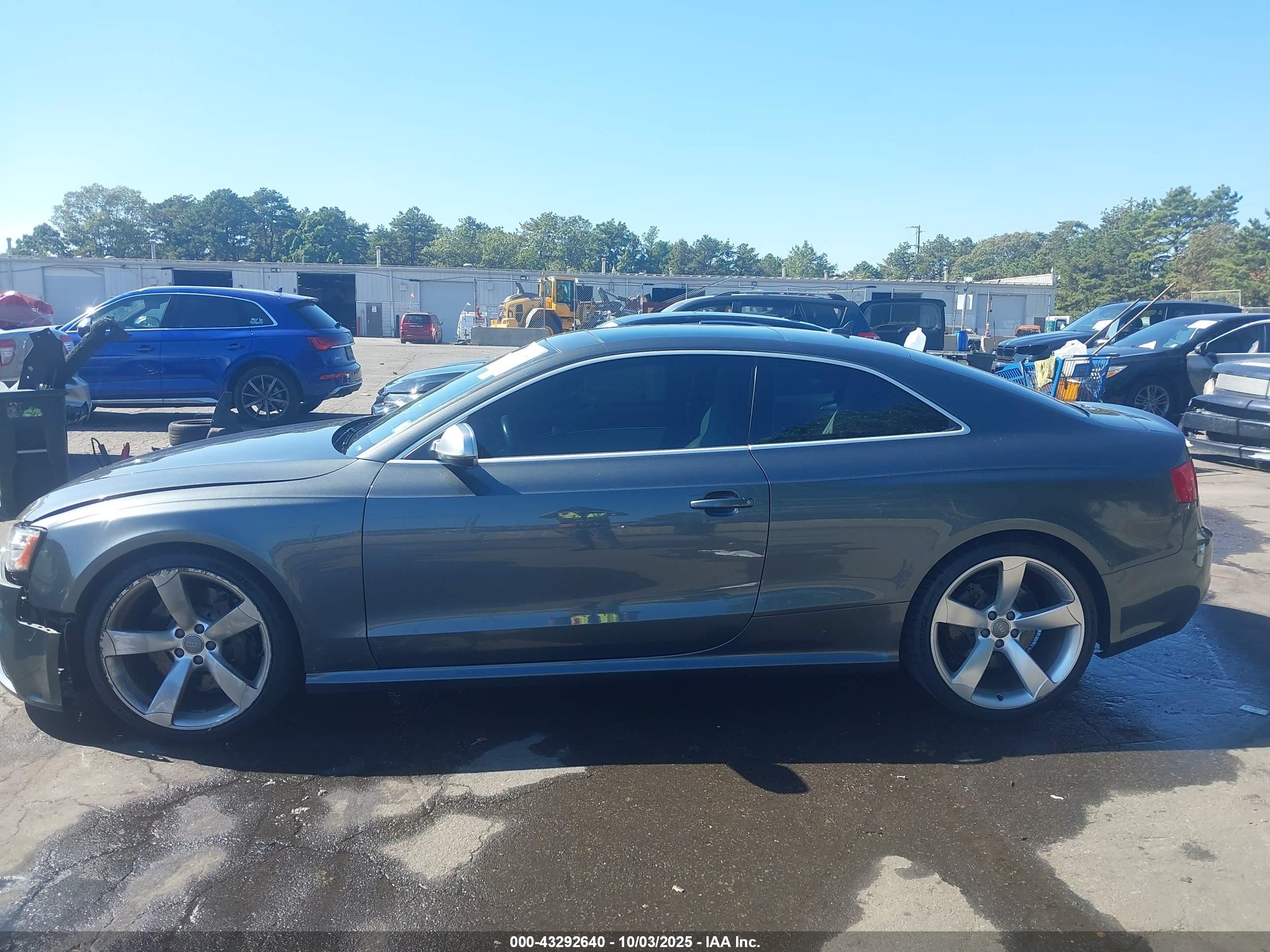 2014 Audi Rs 5 4.2 Gray vin: WUAC6AFR3EA900502