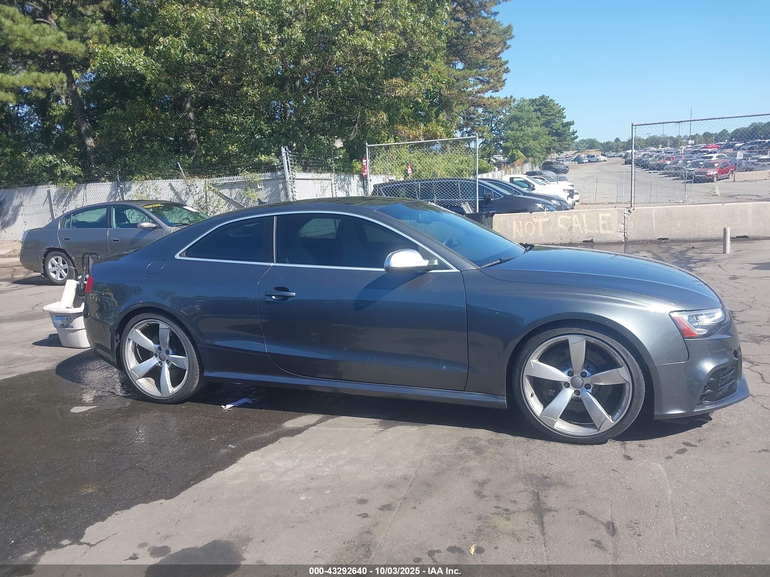 2014 Audi Rs 5 4.2 Gray vin: WUAC6AFR3EA900502