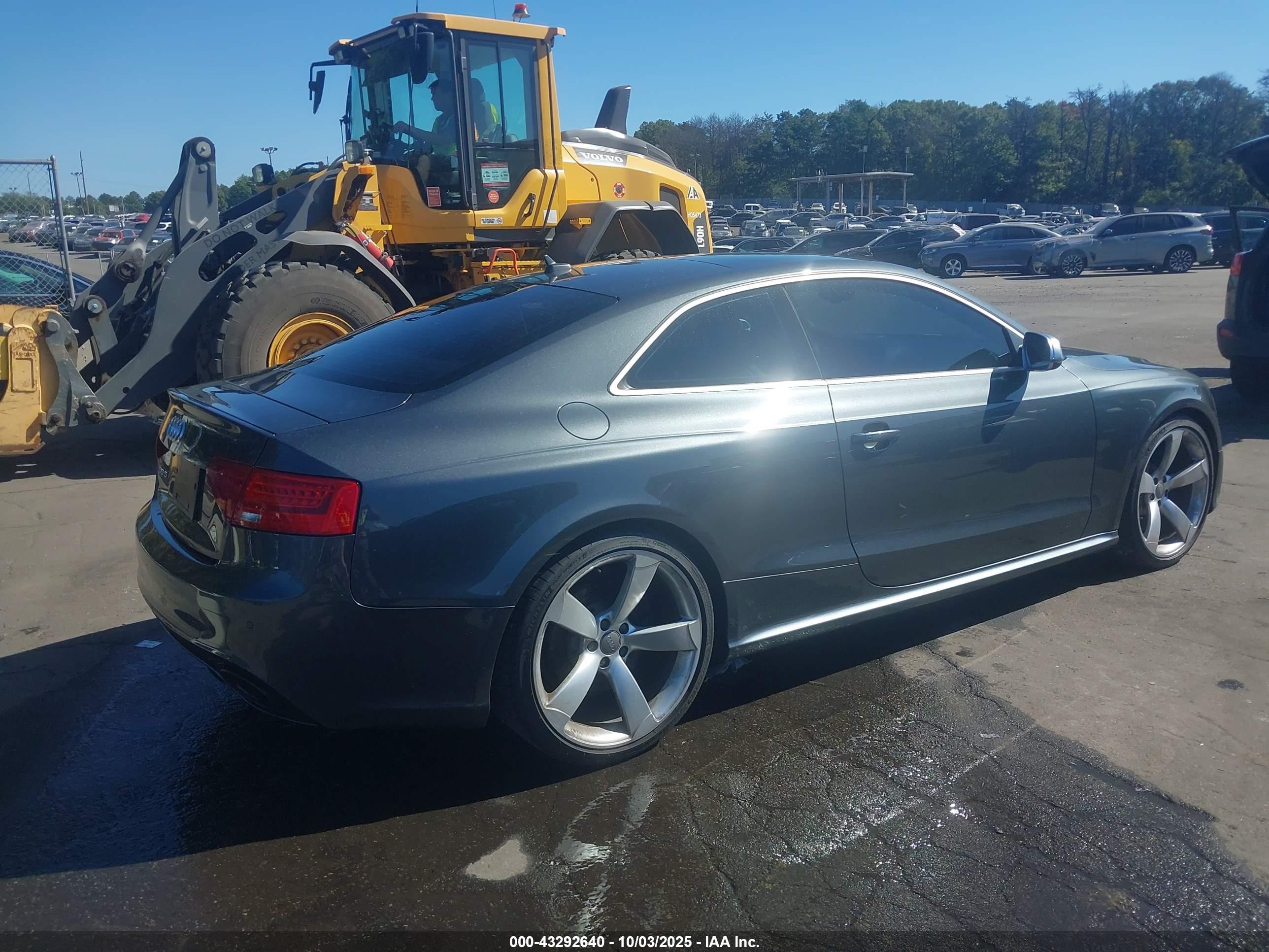 2014 Audi Rs 5 4.2 Gray vin: WUAC6AFR3EA900502