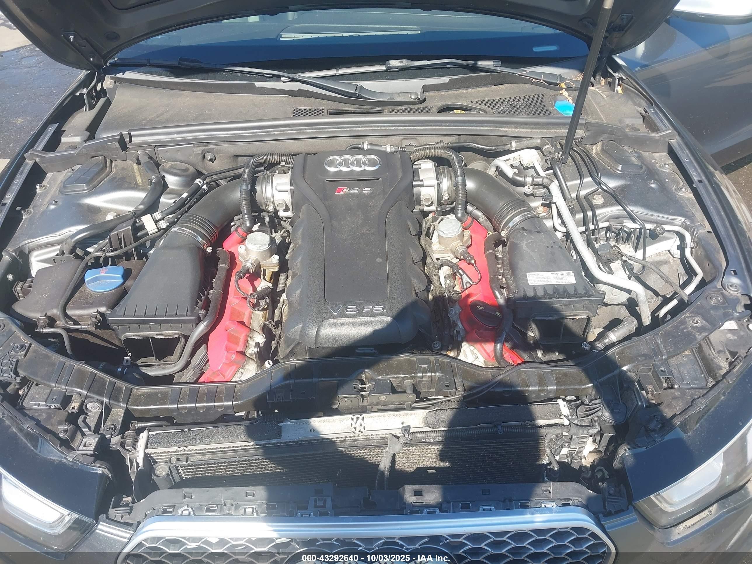 2014 Audi Rs 5 4.2 Gray vin: WUAC6AFR3EA900502
