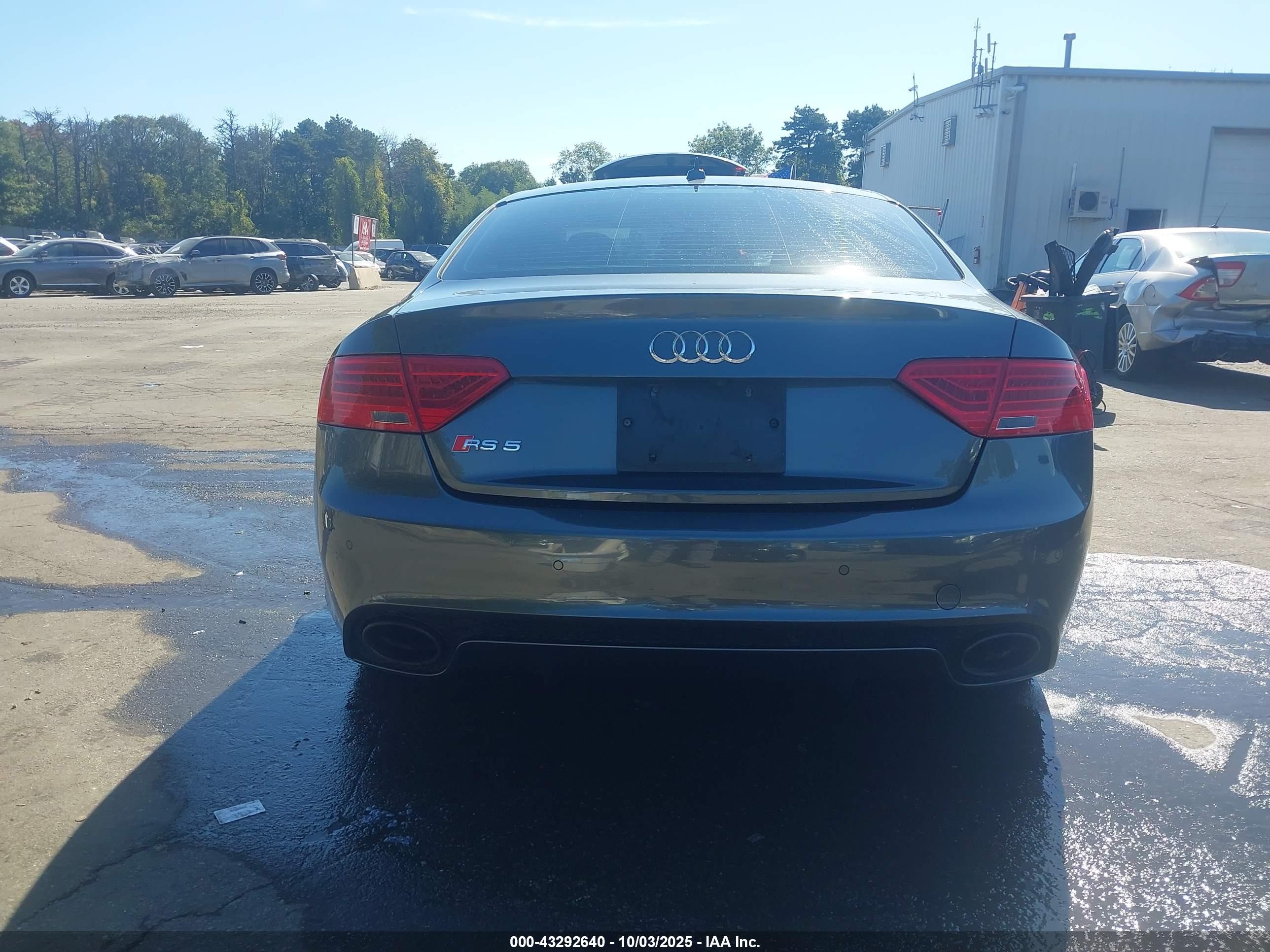 2014 Audi Rs 5 4.2 Gray vin: WUAC6AFR3EA900502