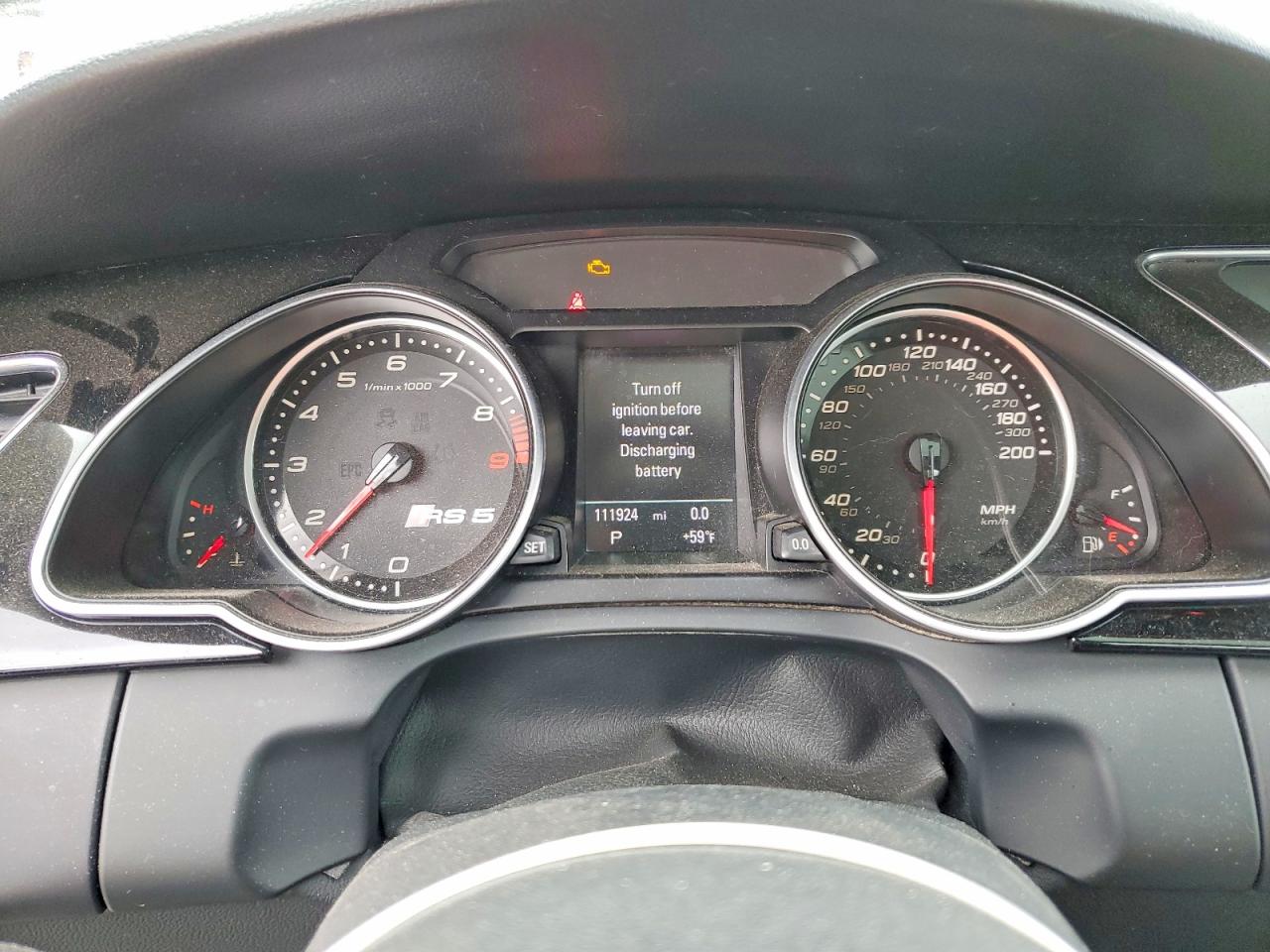 2013 Audi Rs5 Black vin: WUAC6AFR4DA901964