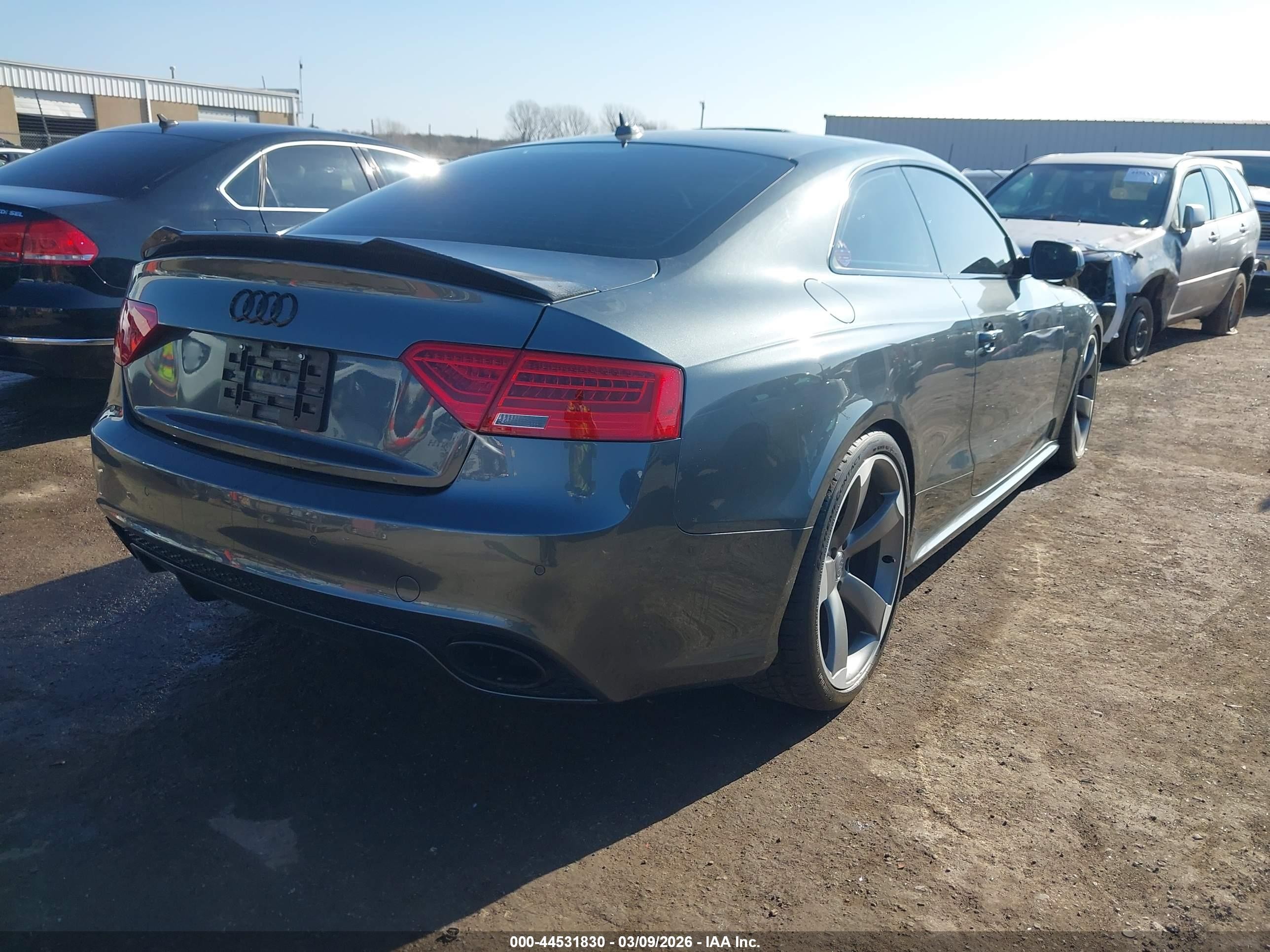 2014 Audi Rs 5 4.2 Gray vin: WUAC6AFR4EA900251