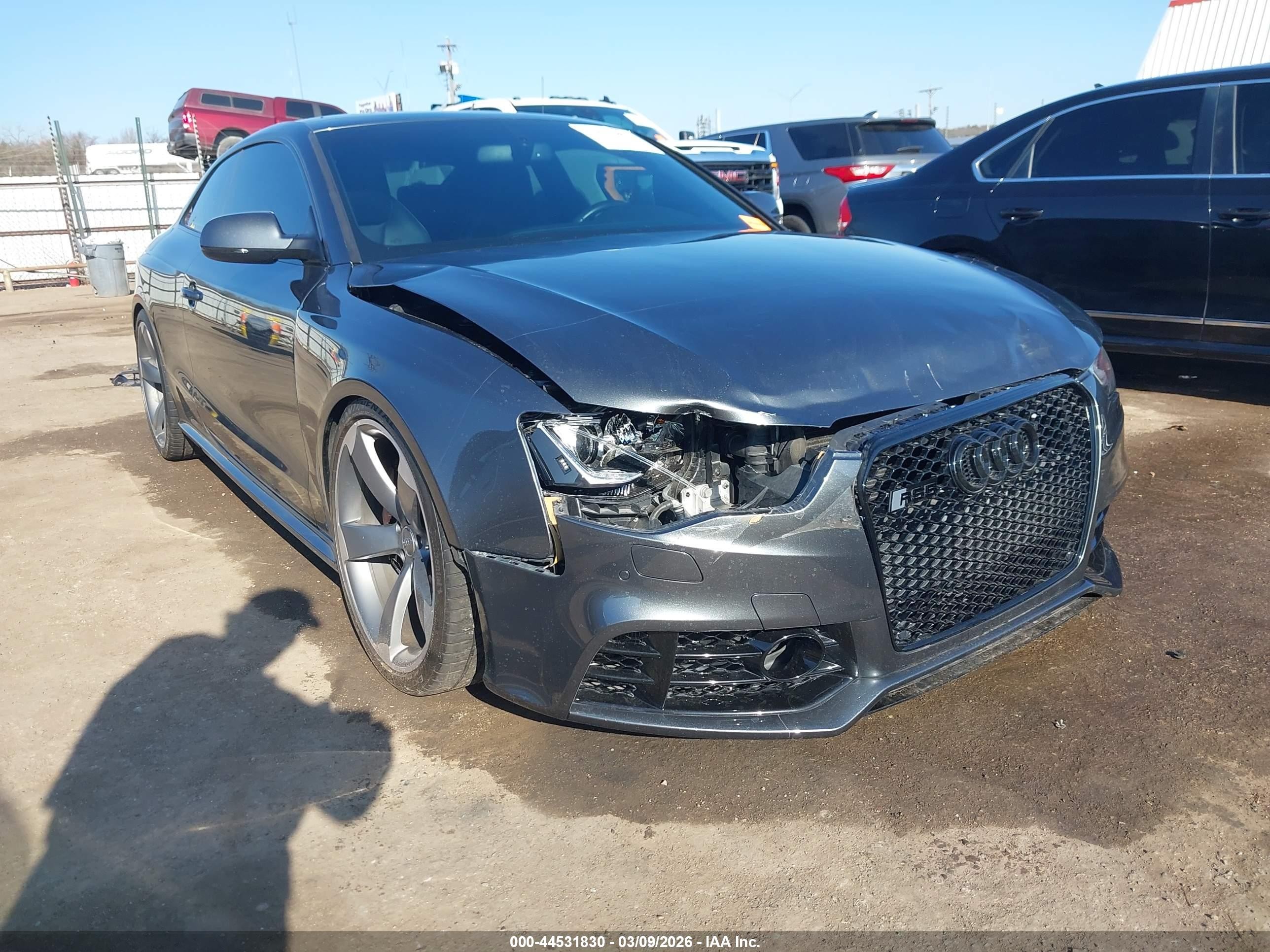 2014 Audi Rs 5 4.2 Gray vin: WUAC6AFR4EA900251