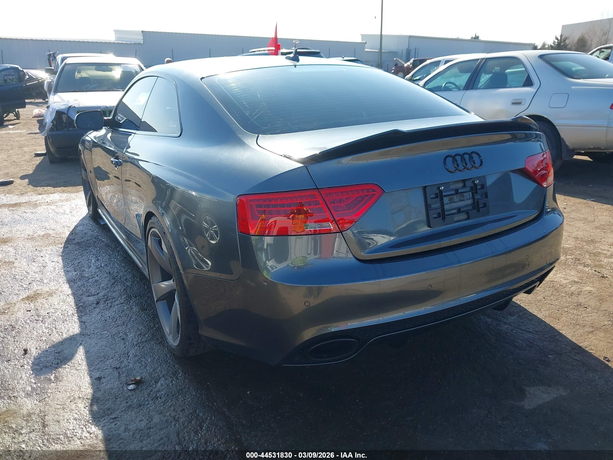 2014 Audi Rs 5 4.2 Gray vin: WUAC6AFR4EA900251
