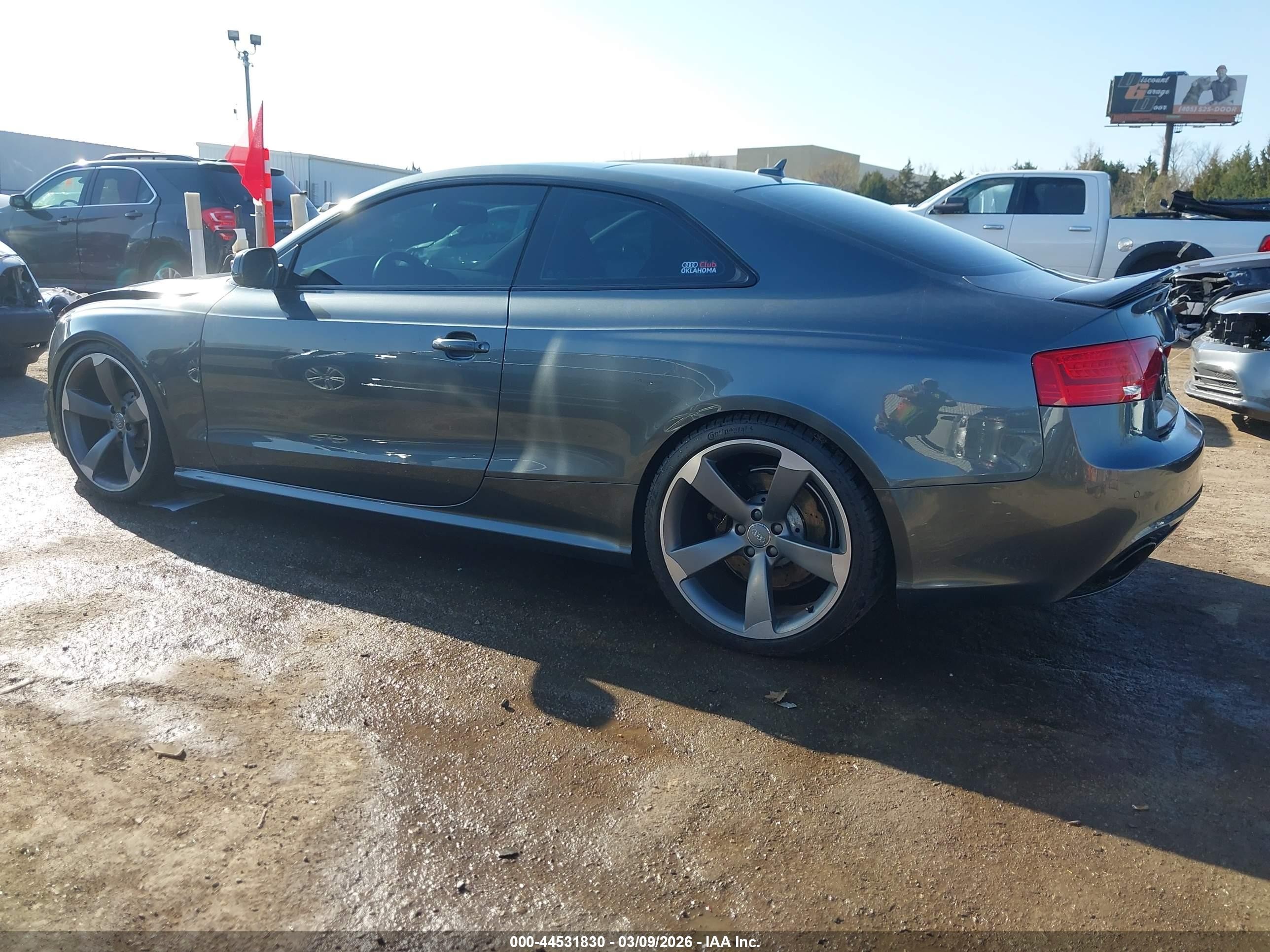 2014 Audi Rs 5 4.2 Gray vin: WUAC6AFR4EA900251