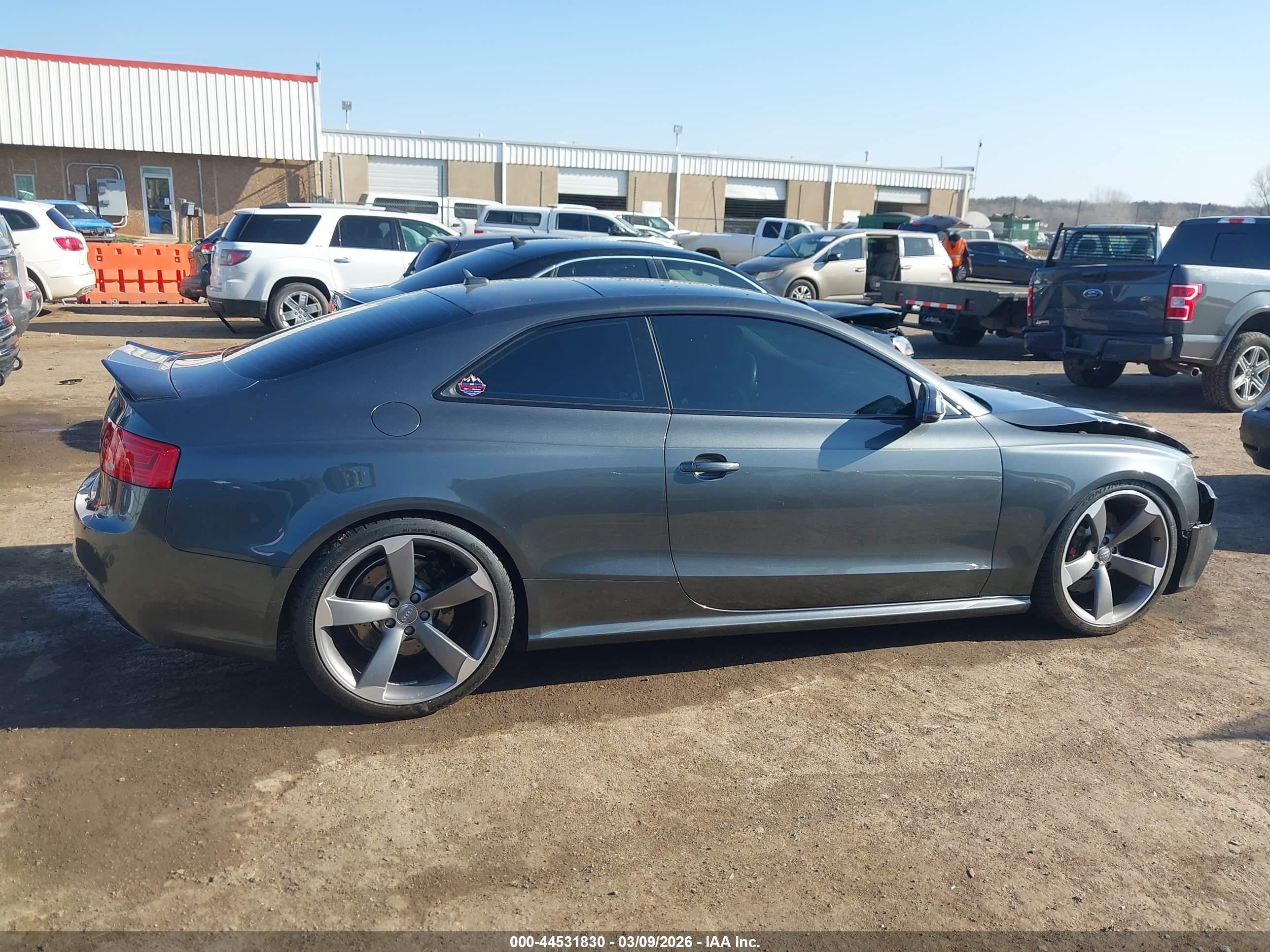 2014 Audi Rs 5 4.2 Gray vin: WUAC6AFR4EA900251