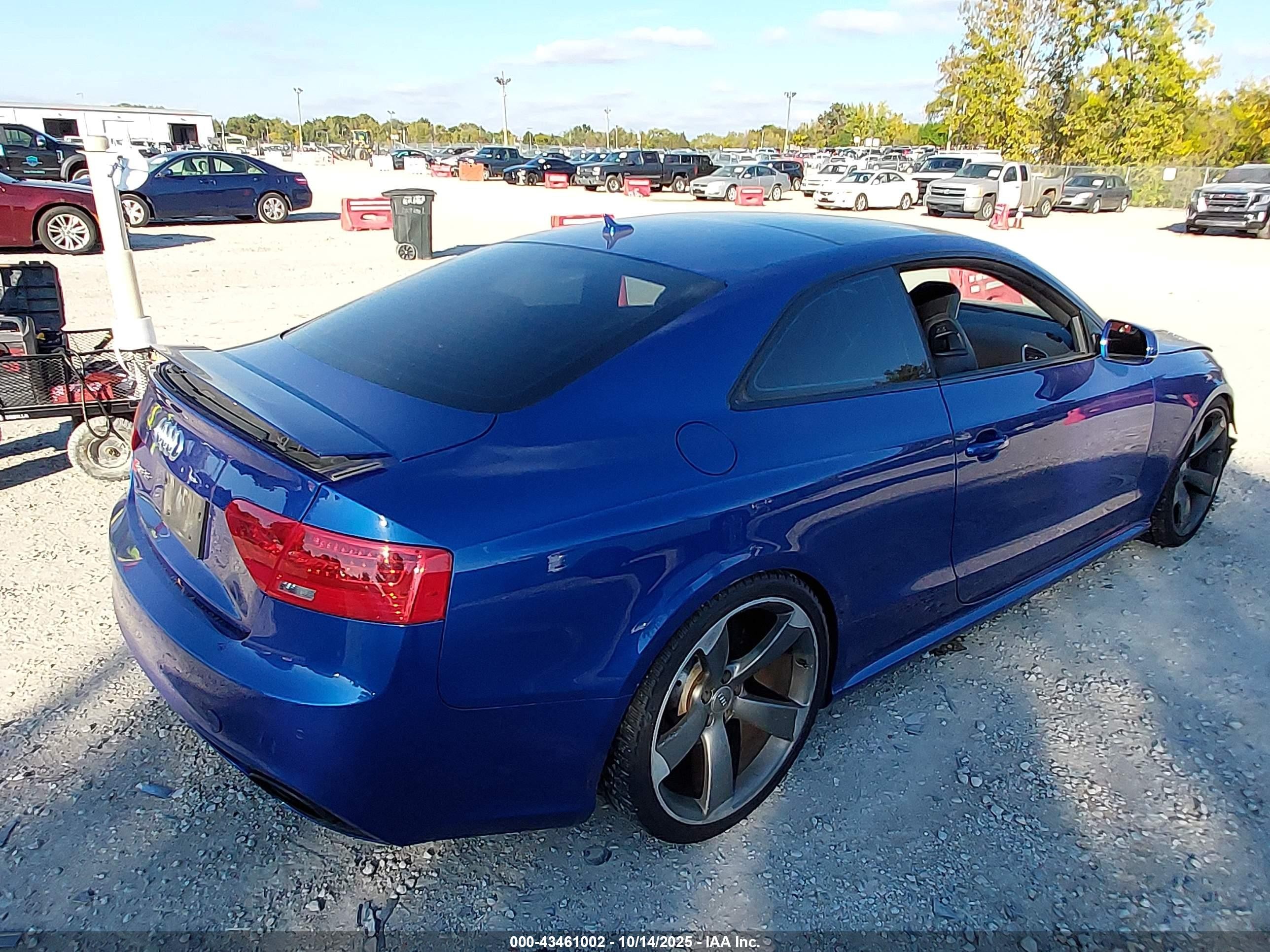 2014 Audi Rs 5 4.2 Синий vin: WUAC6AFR4EA900590