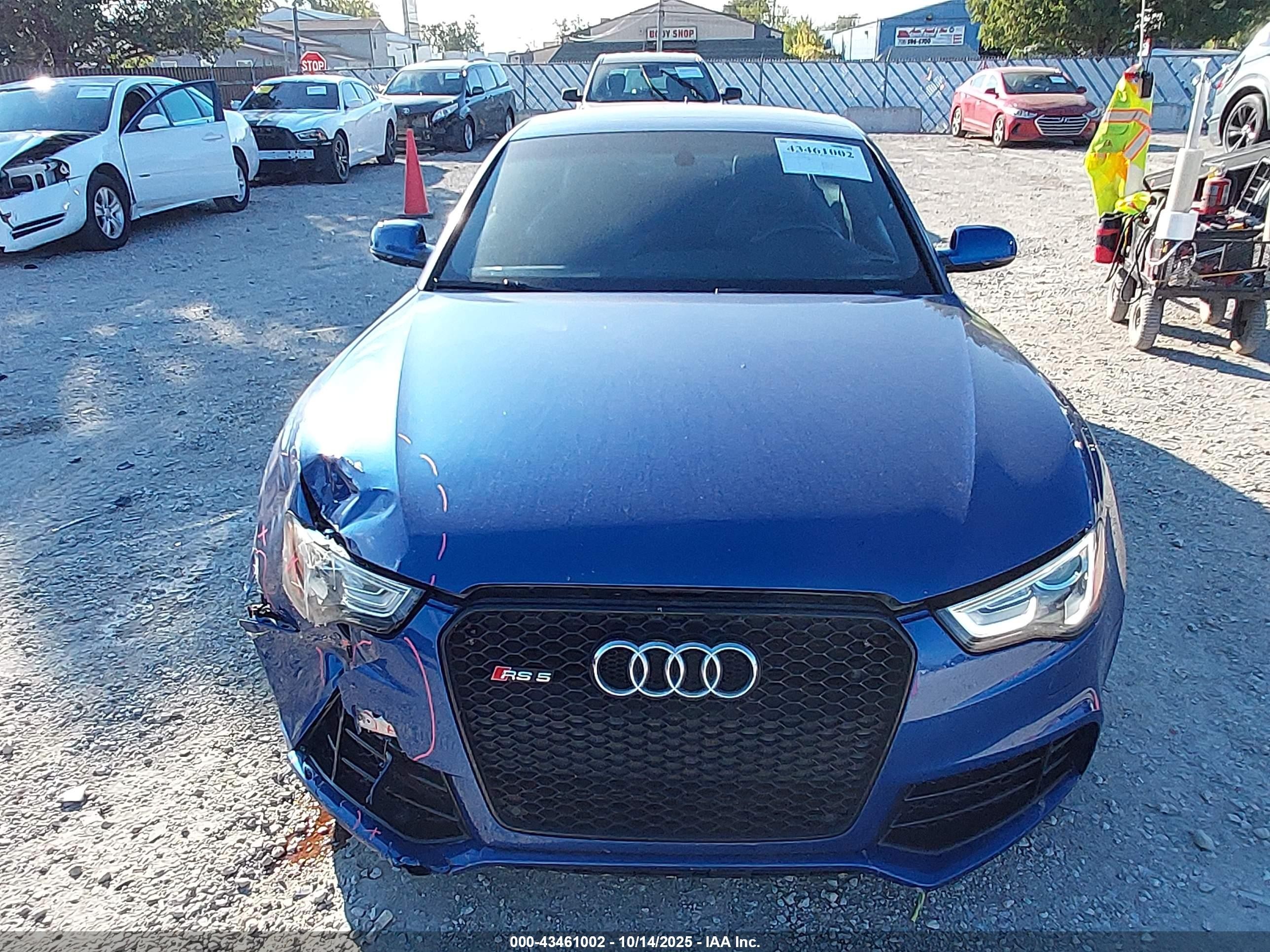 2014 Audi Rs 5 4.2 Синий vin: WUAC6AFR4EA900590