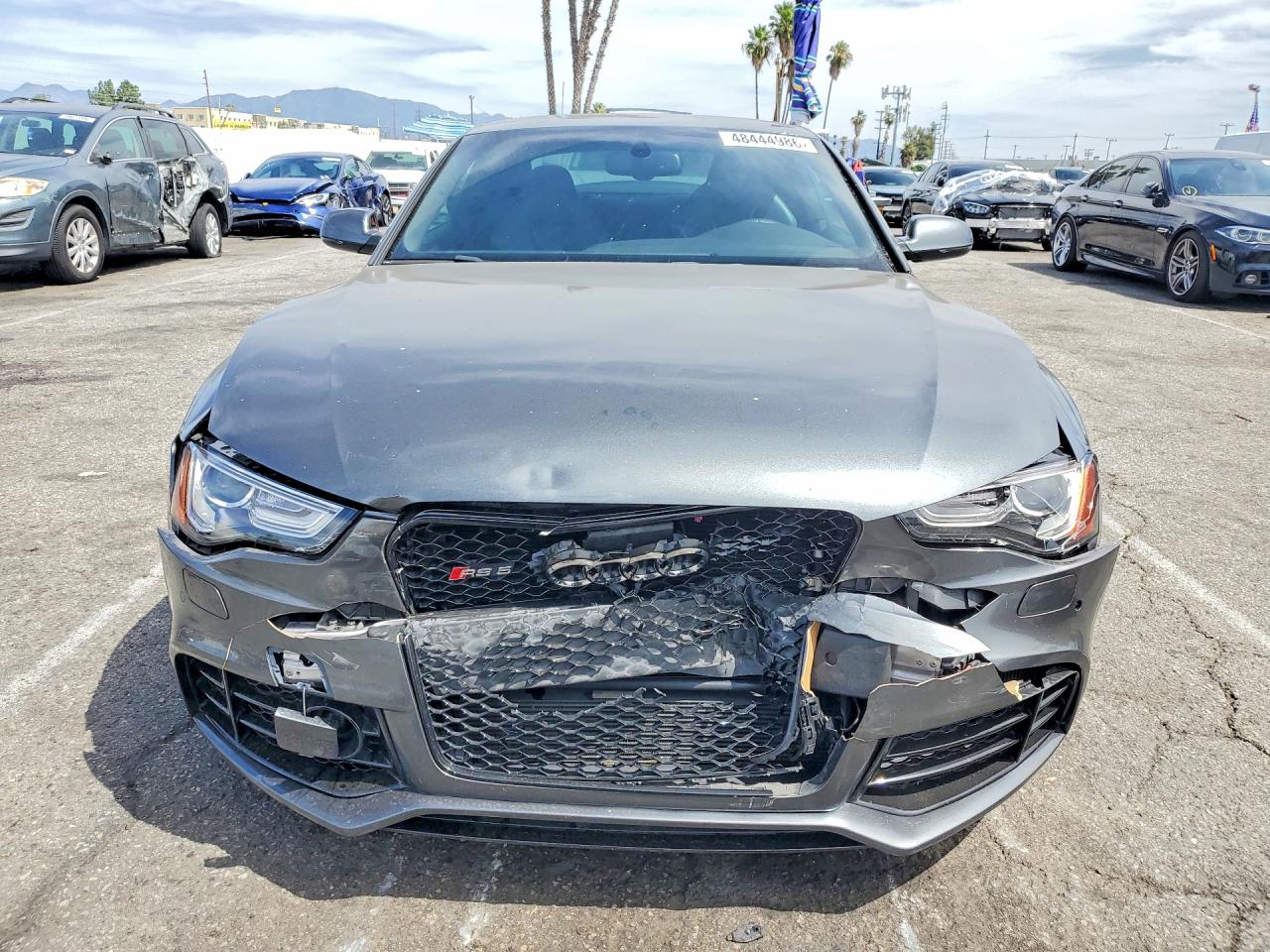 2014 Audi Rs5 Gray vin: WUAC6AFR5EA900484