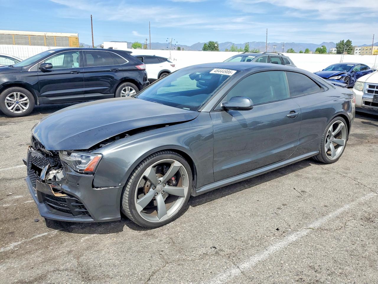2014 Audi Rs5 Gray vin: WUAC6AFR5EA900484