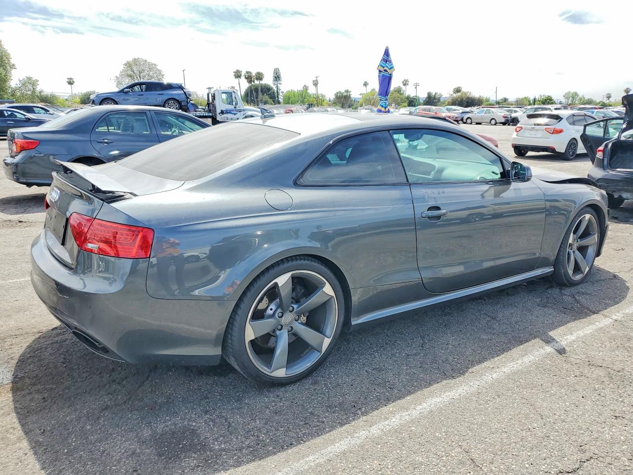 2014 Audi Rs5 Gray vin: WUAC6AFR5EA900484