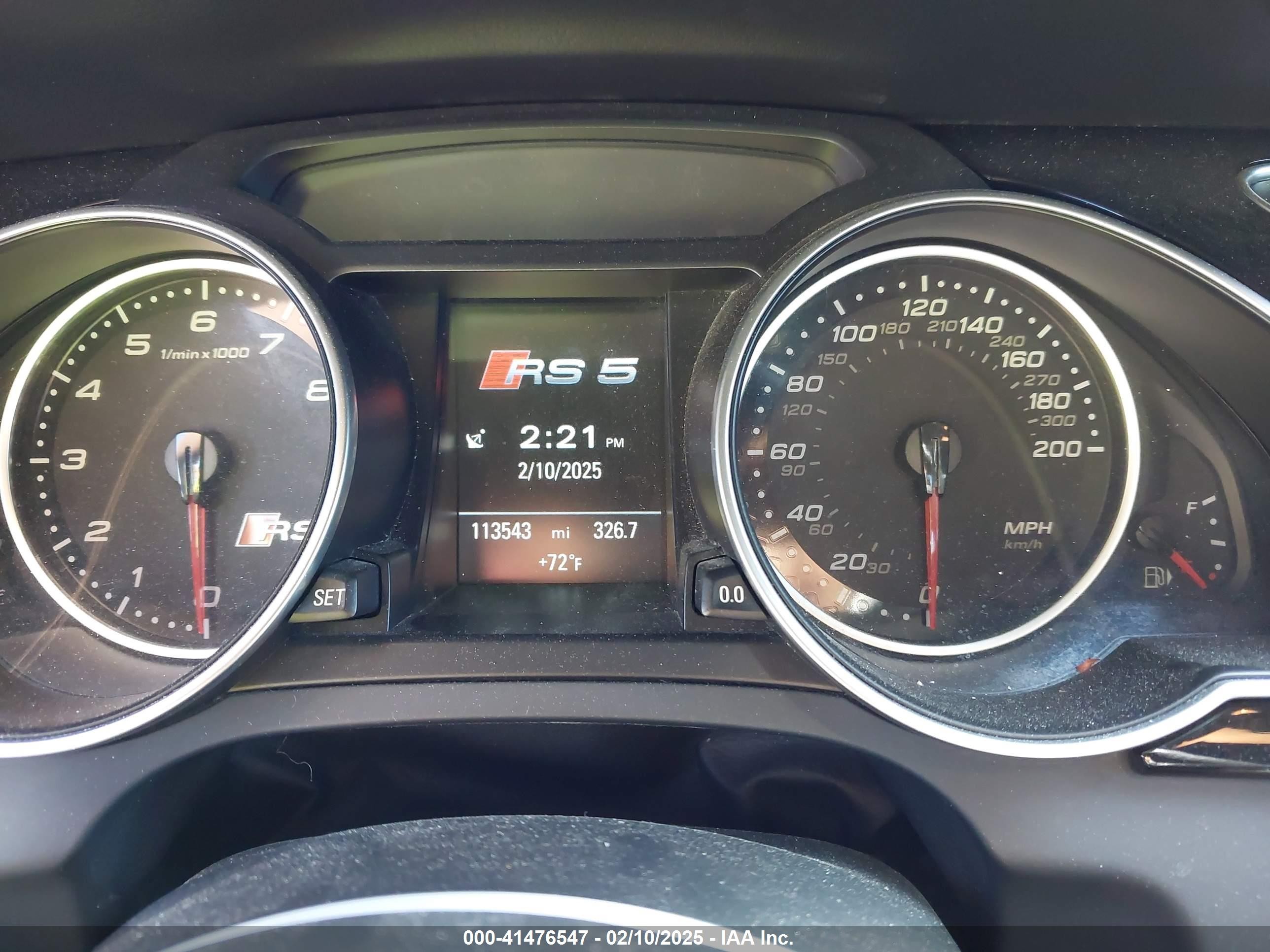 2014 Audi Rs 5 4.2 Серый vin: WUAC6AFR5EA901084