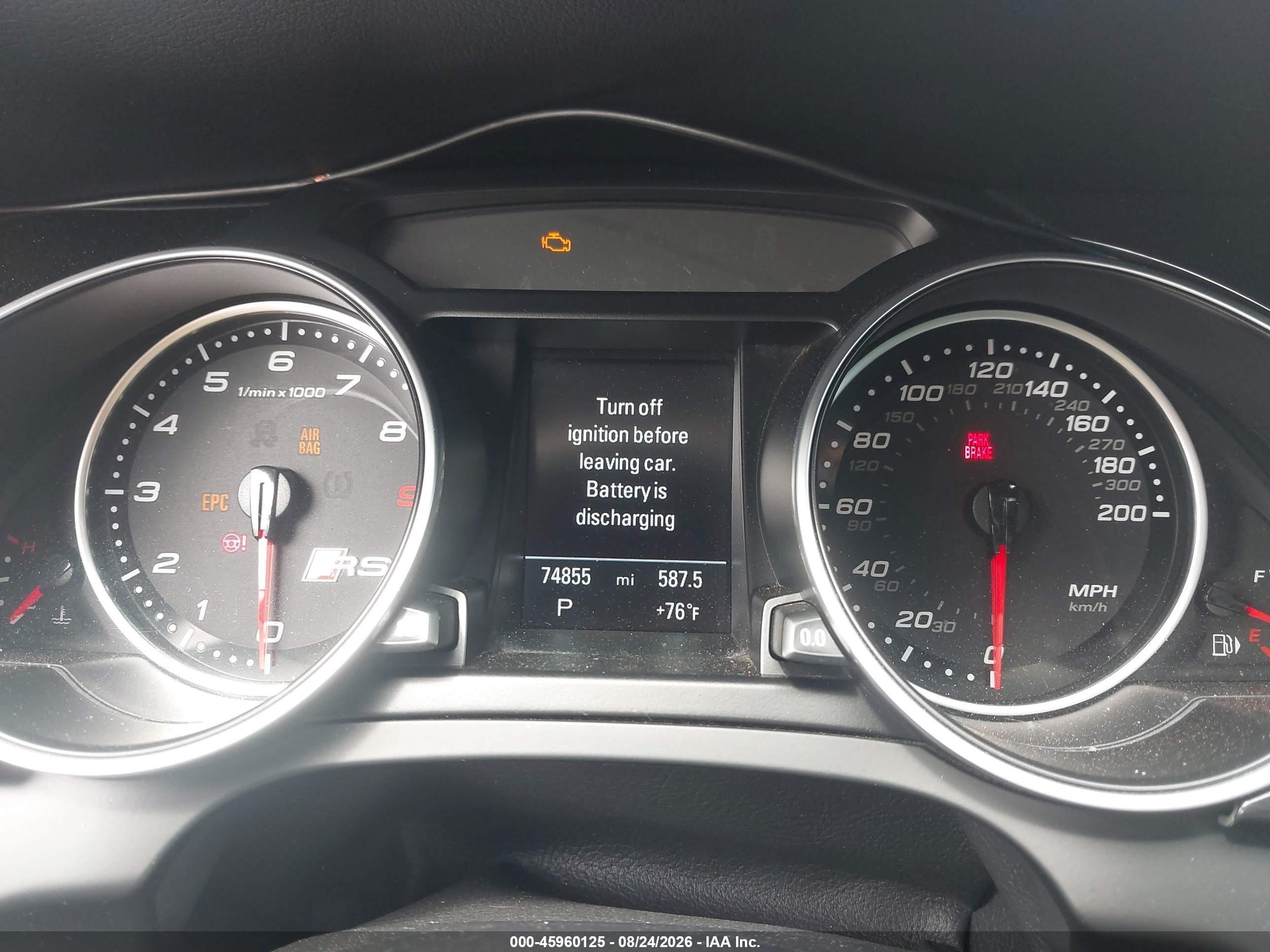 2015 Audi Rs 5 4.2 Red vin: WUAC6AFR5FA901605