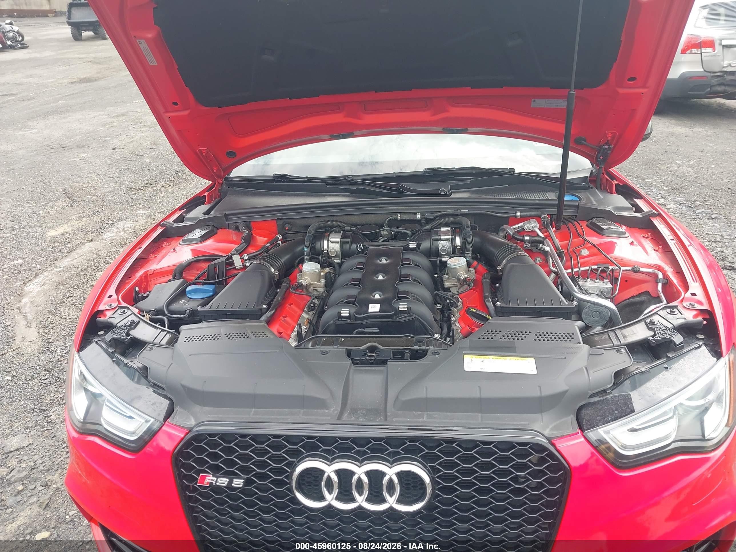2015 Audi Rs 5 4.2 Red vin: WUAC6AFR5FA901605