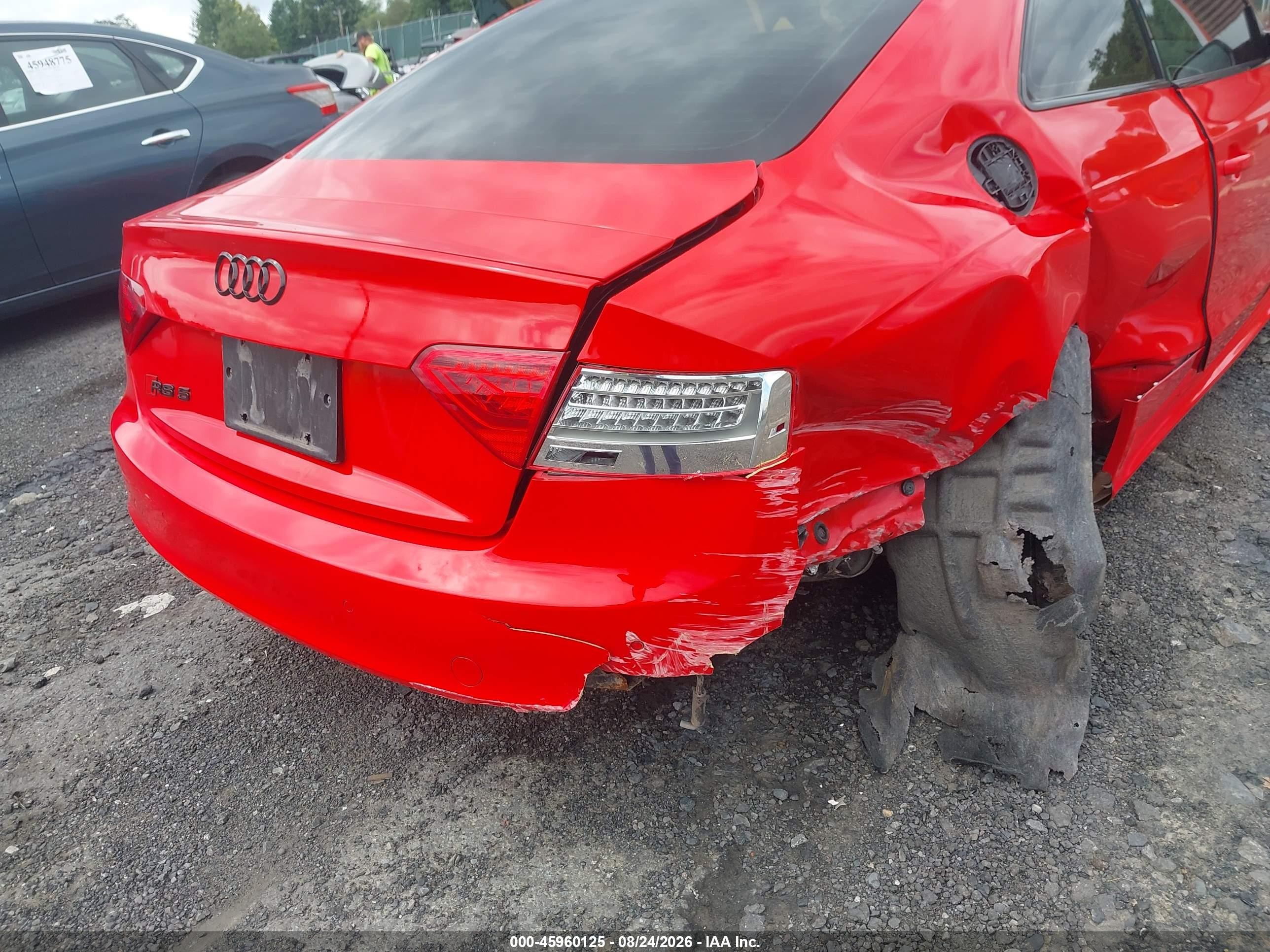 2015 Audi Rs 5 4.2 Red vin: WUAC6AFR5FA901605