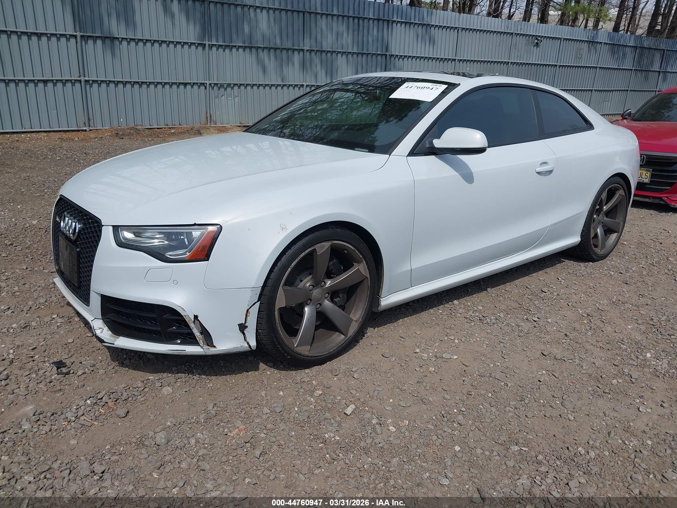 2014 Audi Rs 5 4.2 White vin: WUAC6AFR6EA900283
