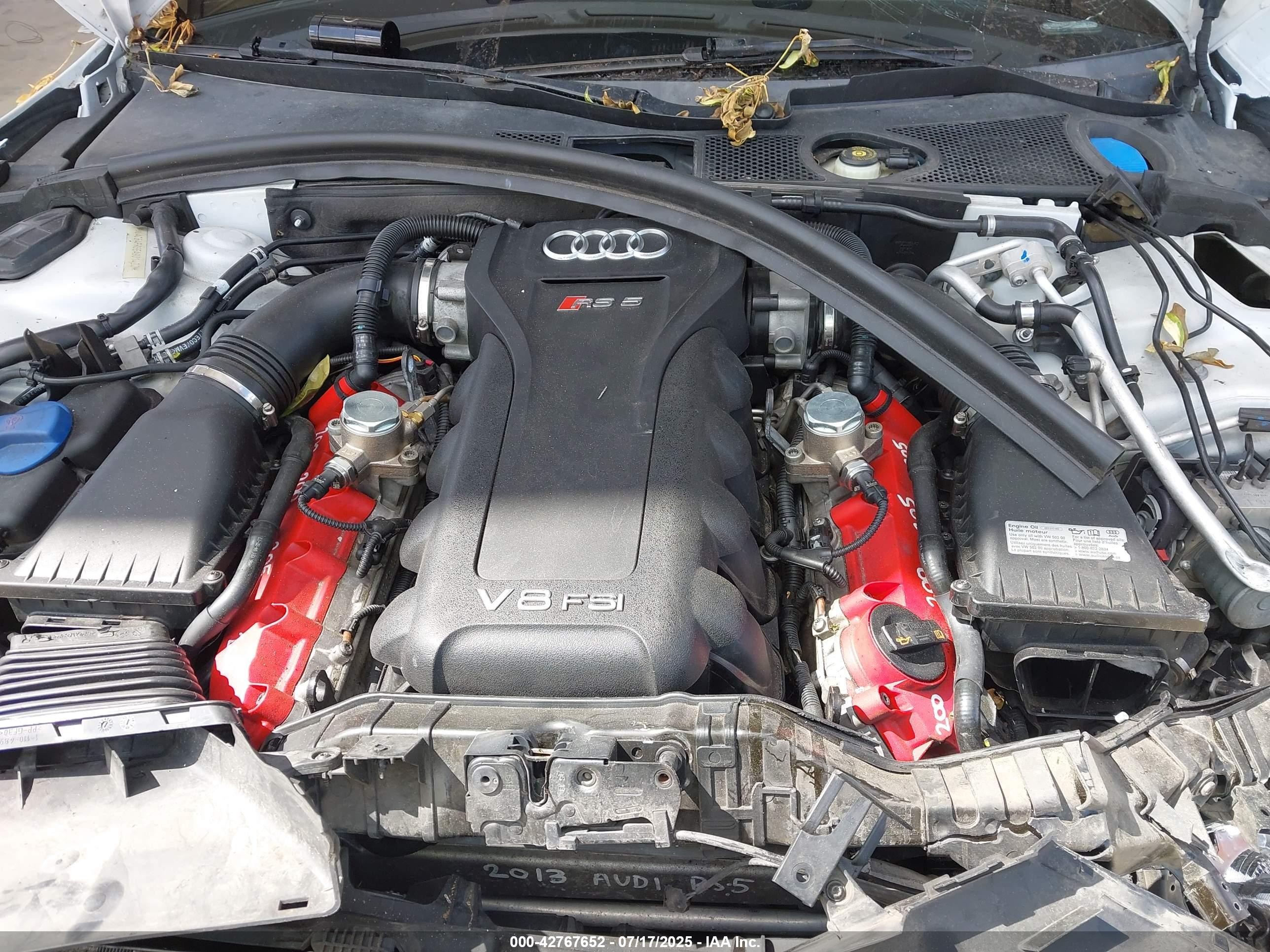 2014 Audi Rs 5 4.2 Белый vin: WUAC6AFR6EA901420