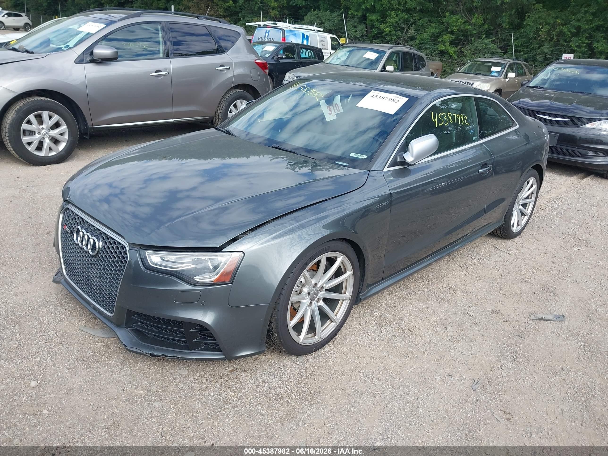 2013 Audi Rs 5 4.2 Gray vin: WUAC6AFR7DA900985