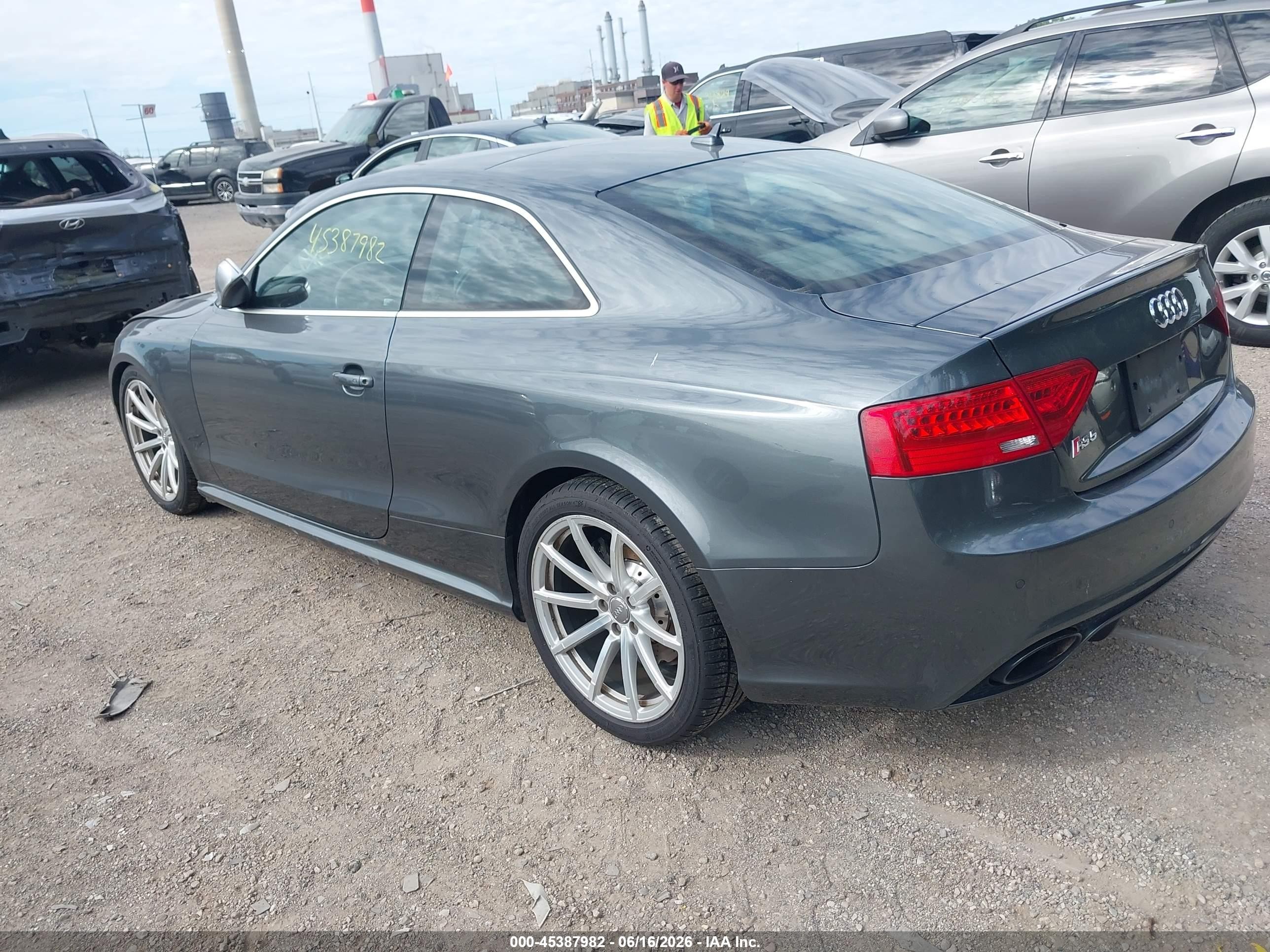2013 Audi Rs 5 4.2 Gray vin: WUAC6AFR7DA900985