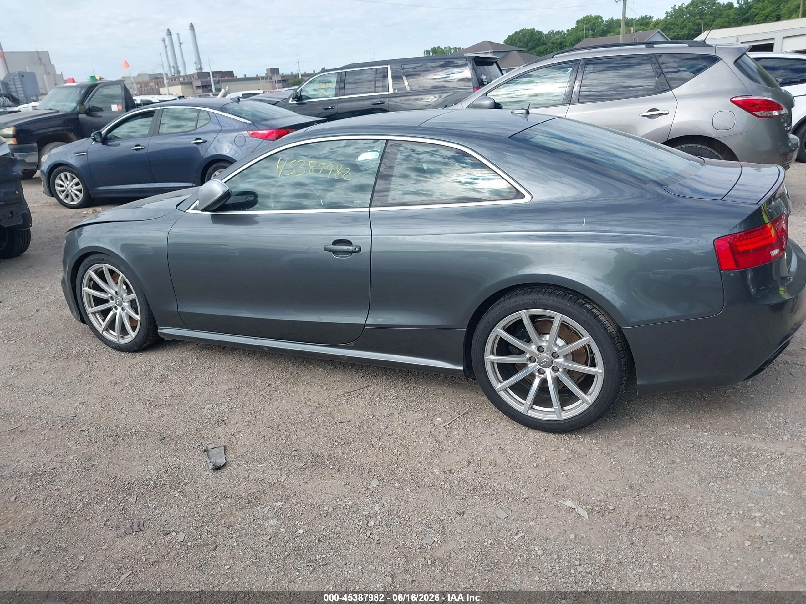 2013 Audi Rs 5 4.2 Gray vin: WUAC6AFR7DA900985
