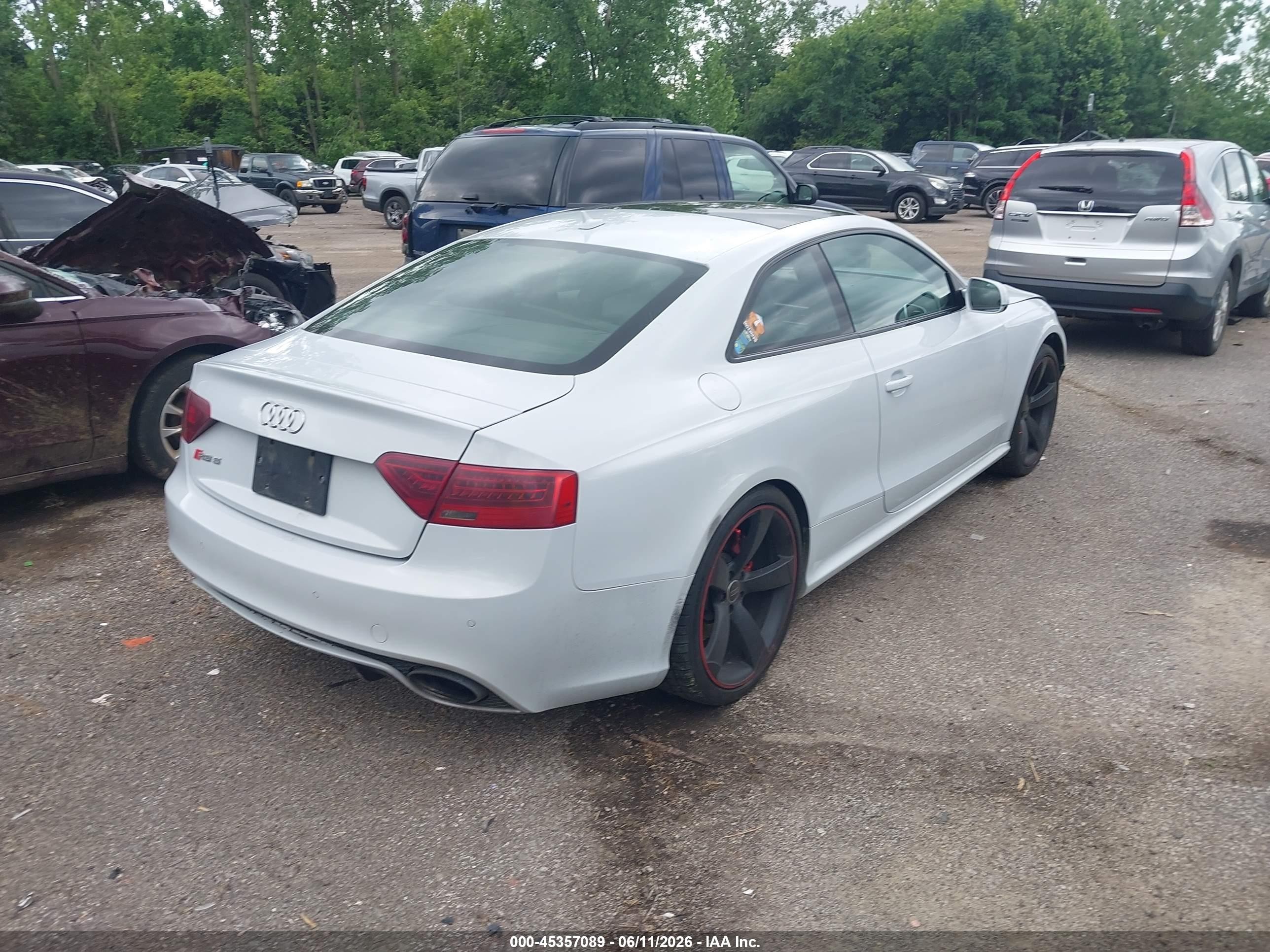 2015 Audi Rs 5 4.2 White vin: WUAC6AFR7FA901363