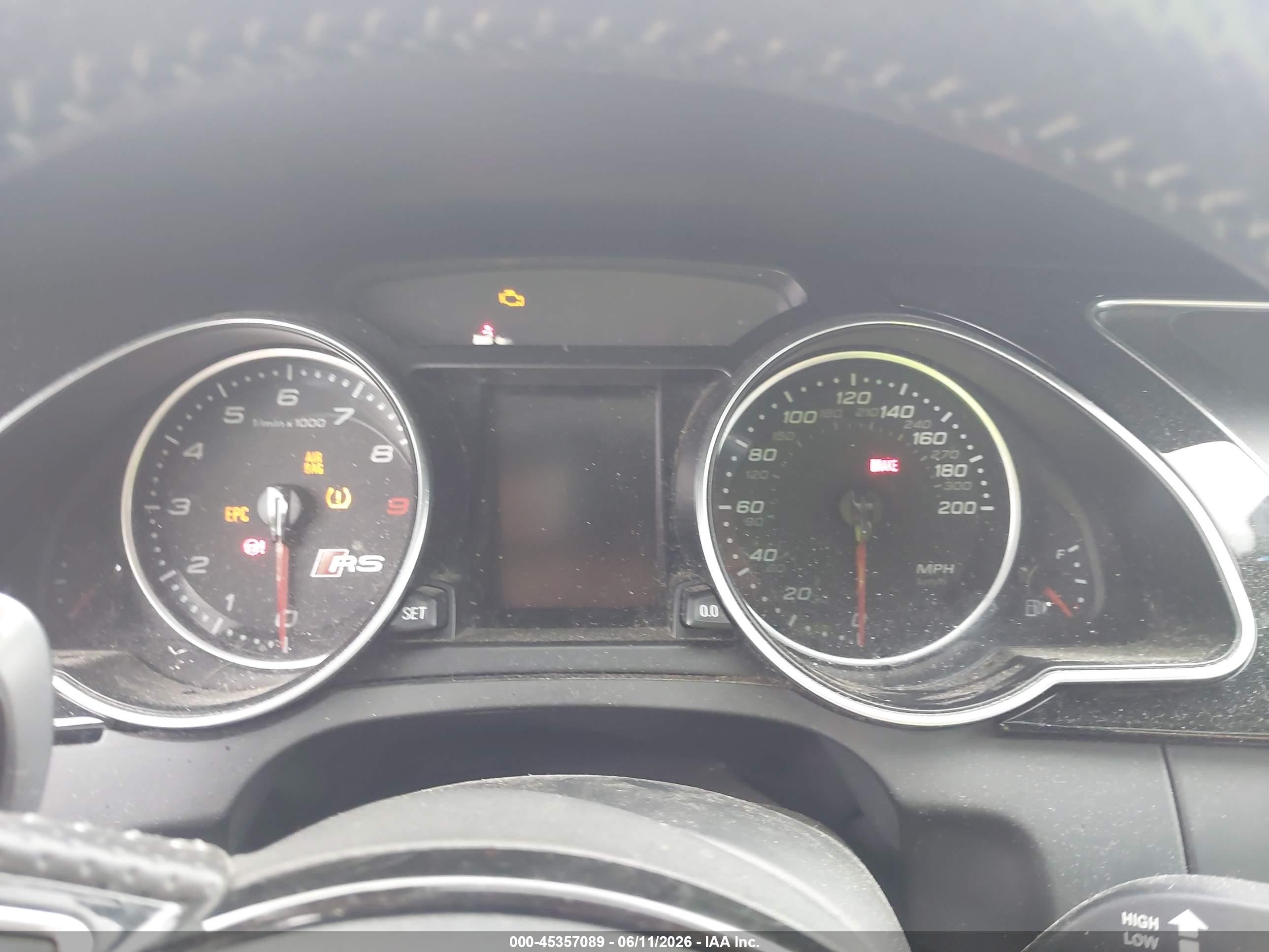 2015 Audi Rs 5 4.2 White vin: WUAC6AFR7FA901363