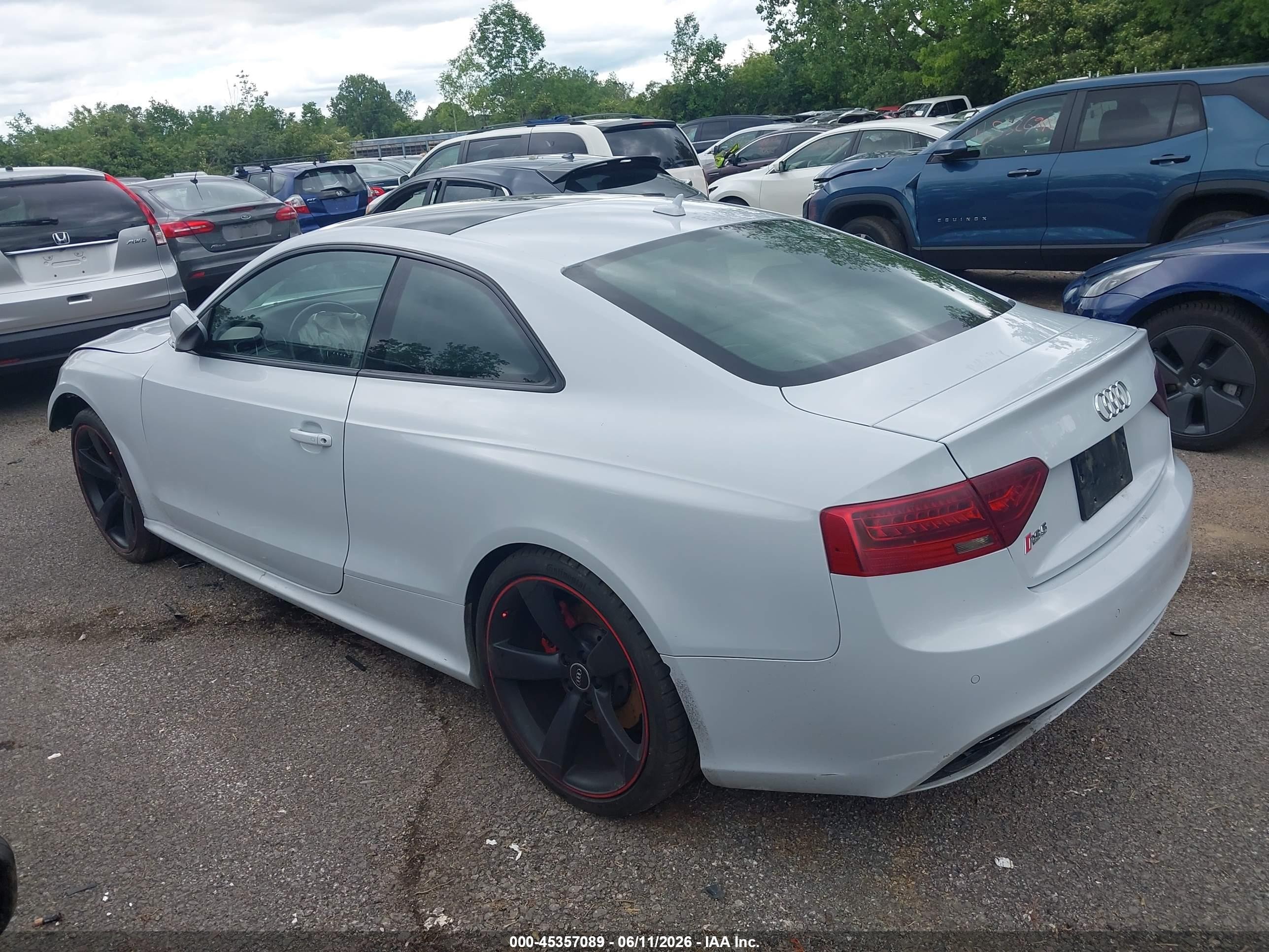 2015 Audi Rs 5 4.2 White vin: WUAC6AFR7FA901363