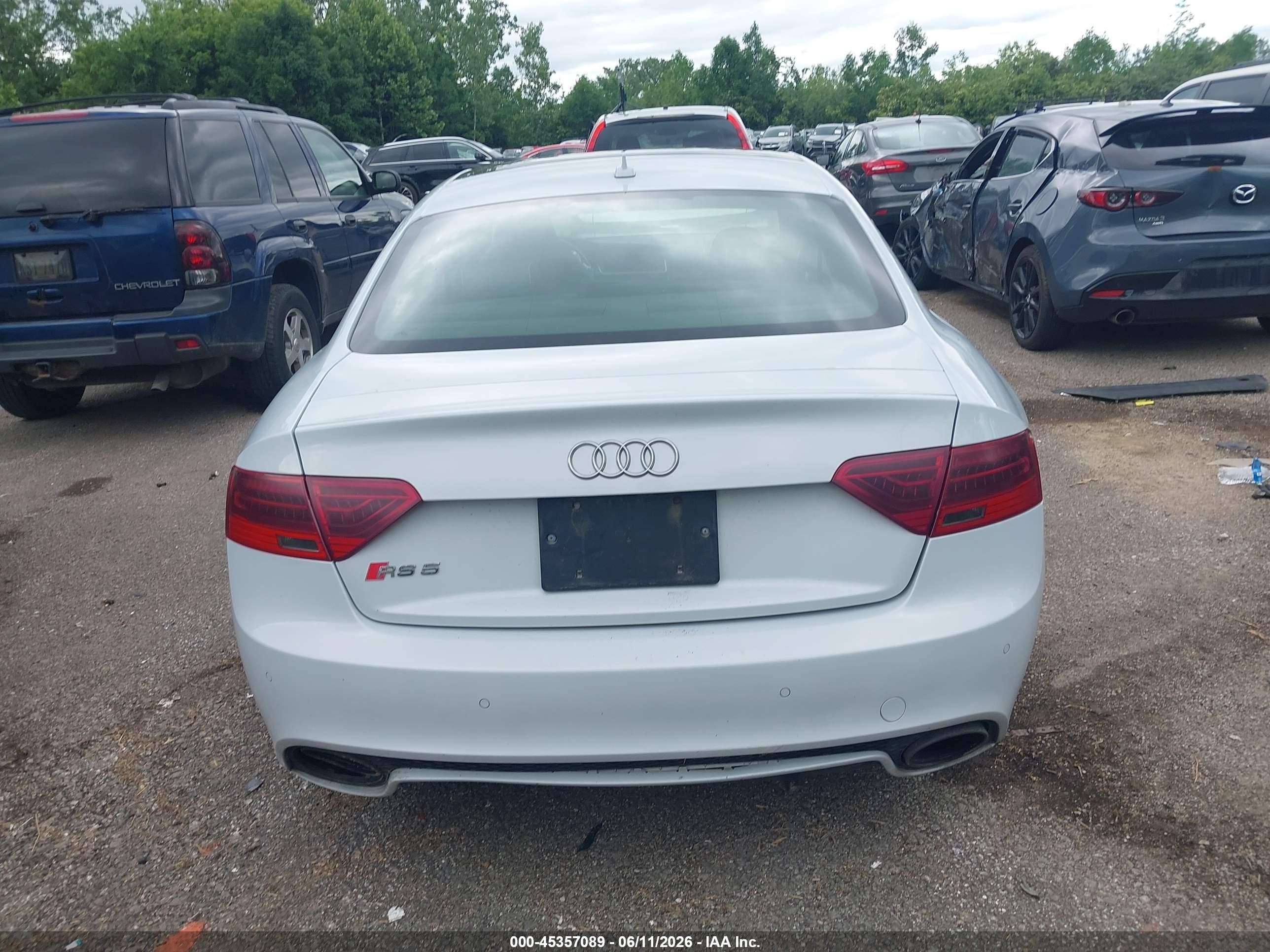 2015 Audi Rs 5 4.2 White vin: WUAC6AFR7FA901363