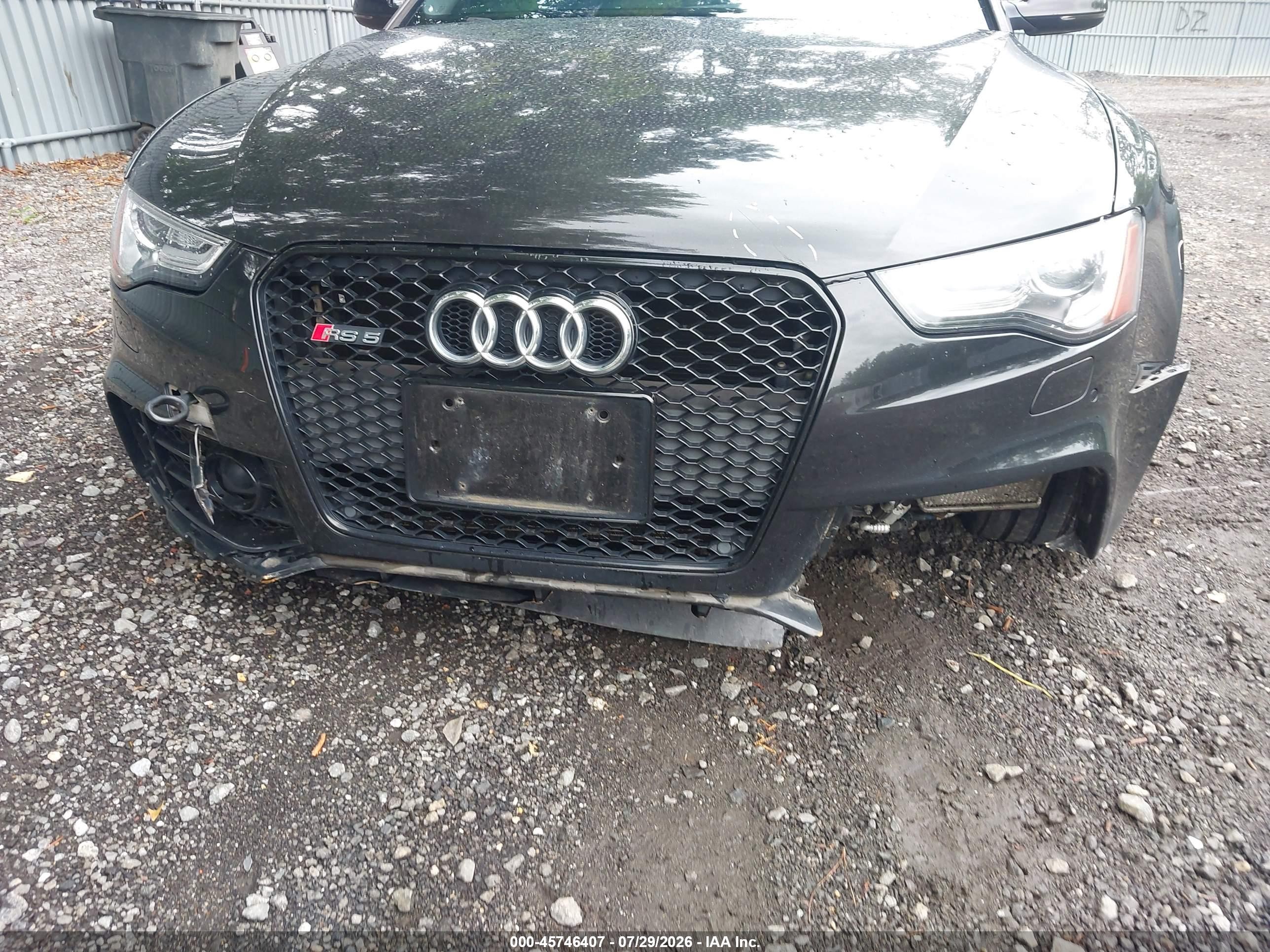 2013 Audi Rs 5 4.2 Black vin: WUAC6AFR8DA902390