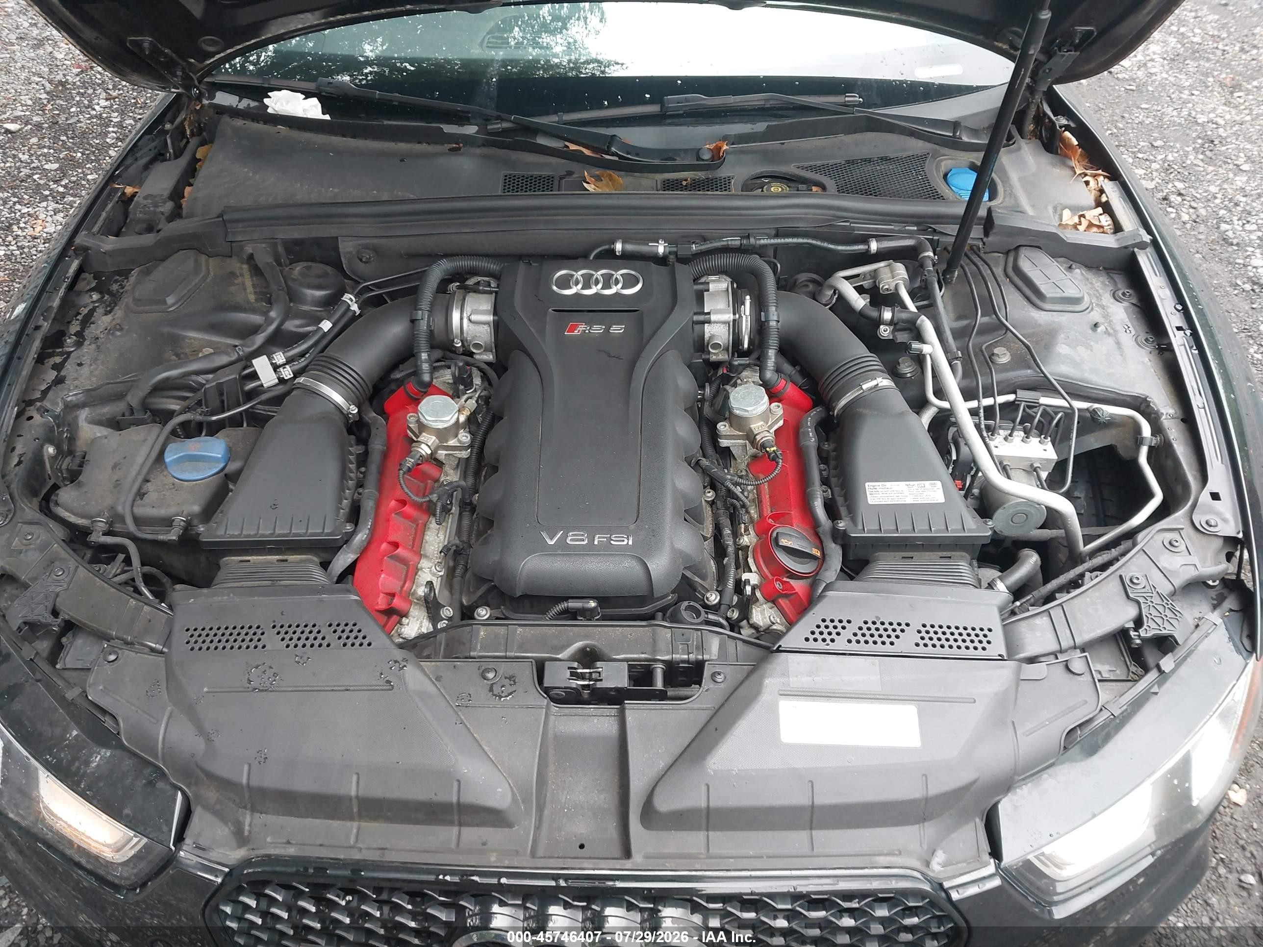 2013 Audi Rs 5 4.2 Black vin: WUAC6AFR8DA902390