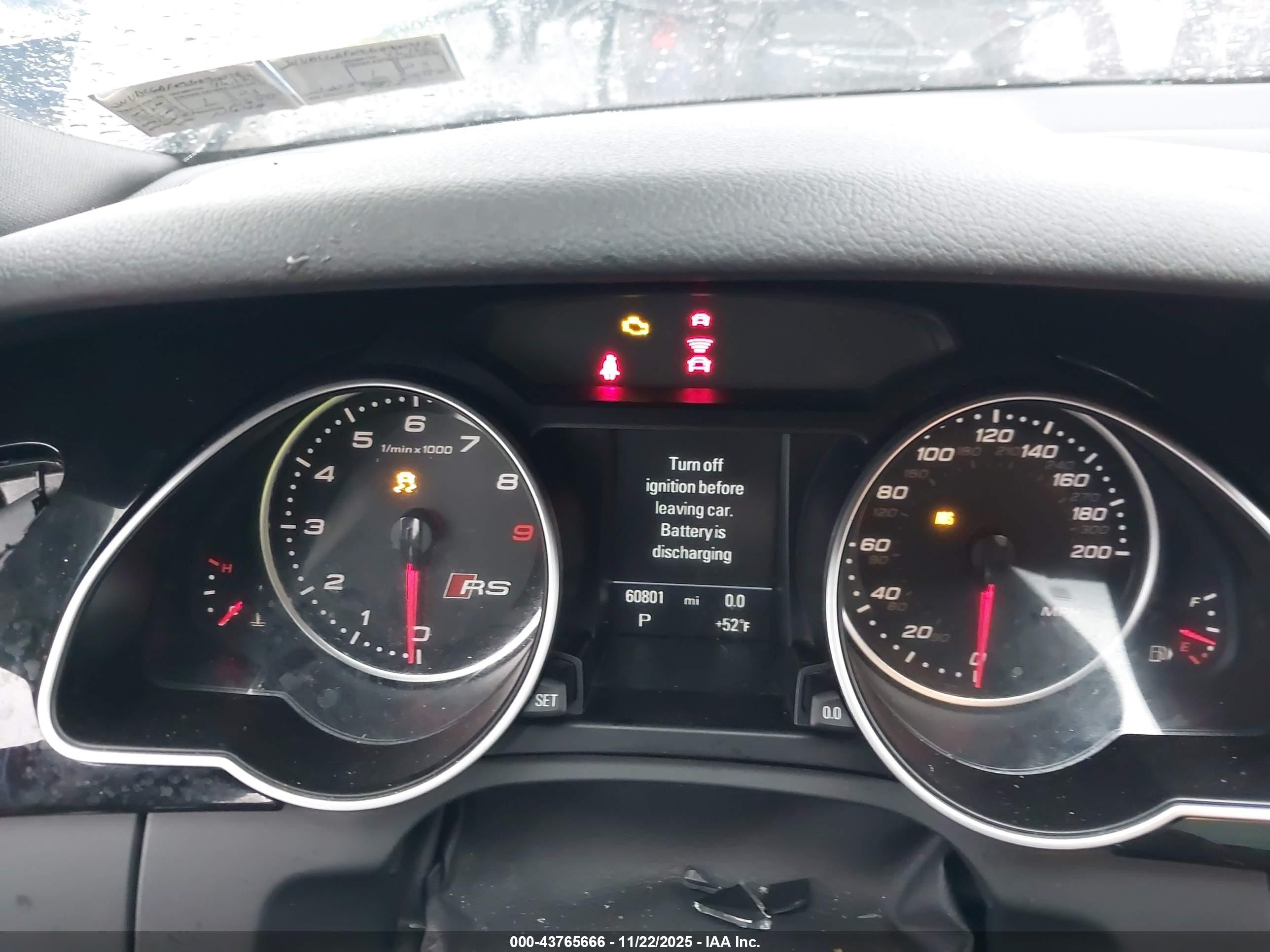 2014 Audi Rs 5 4.2 Black vin: WUAC6AFR8EA900382