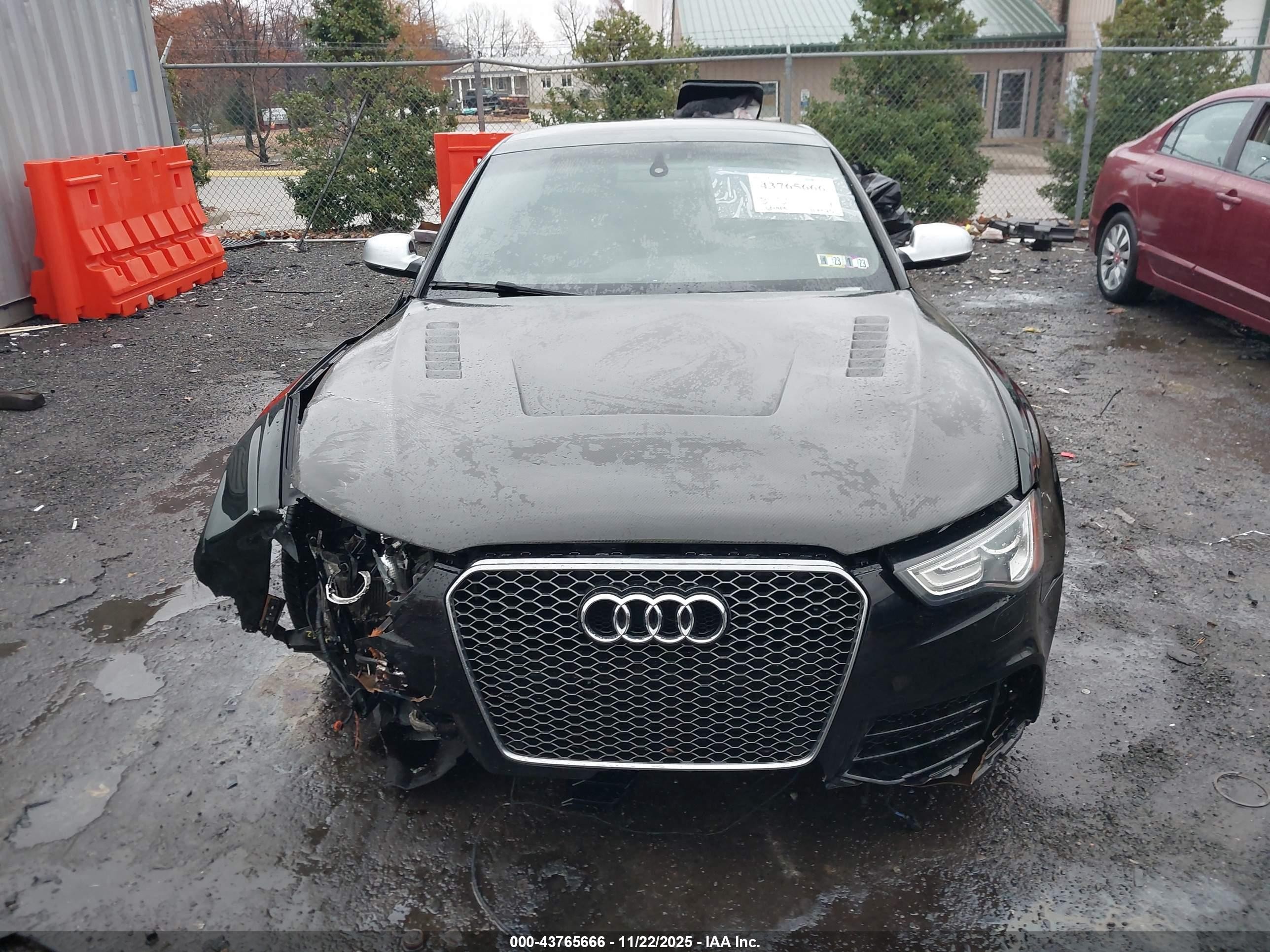 2014 Audi Rs 5 4.2 Black vin: WUAC6AFR8EA900382