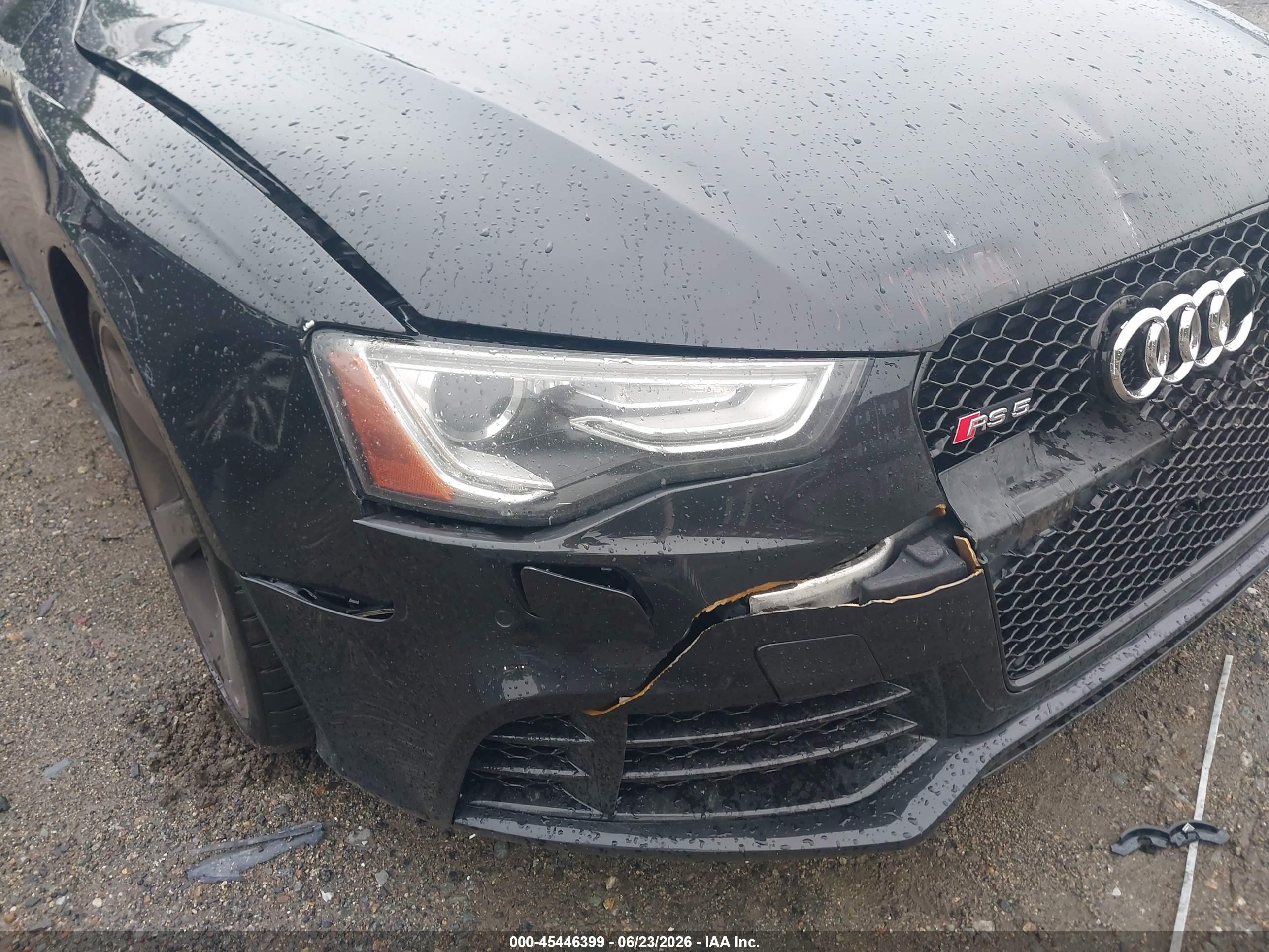 2014 Audi Rs 5 4.2 Black vin: WUAC6AFR8EA901225