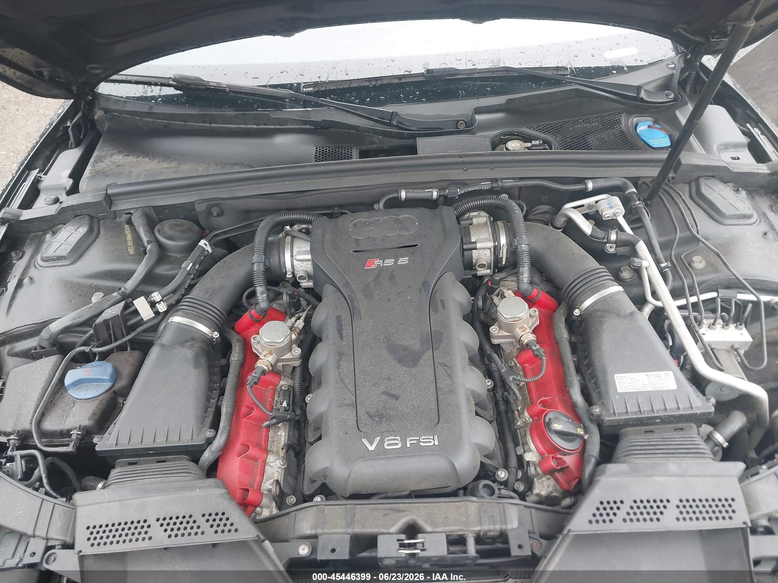 2014 Audi Rs 5 4.2 Black vin: WUAC6AFR8EA901225