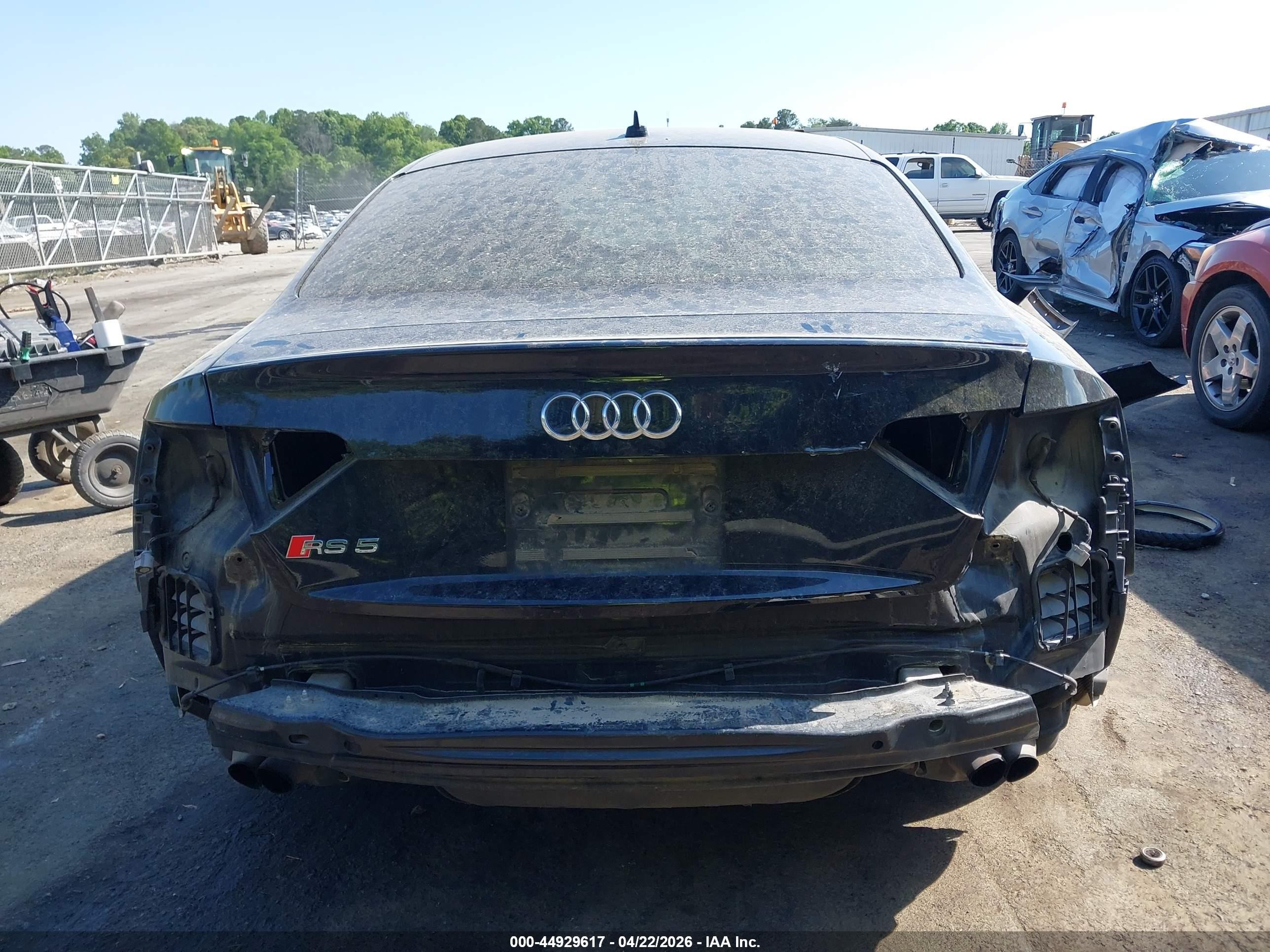 2014 Audi Rs 5 4.2 Black vin: WUAC6AFRXEA900156