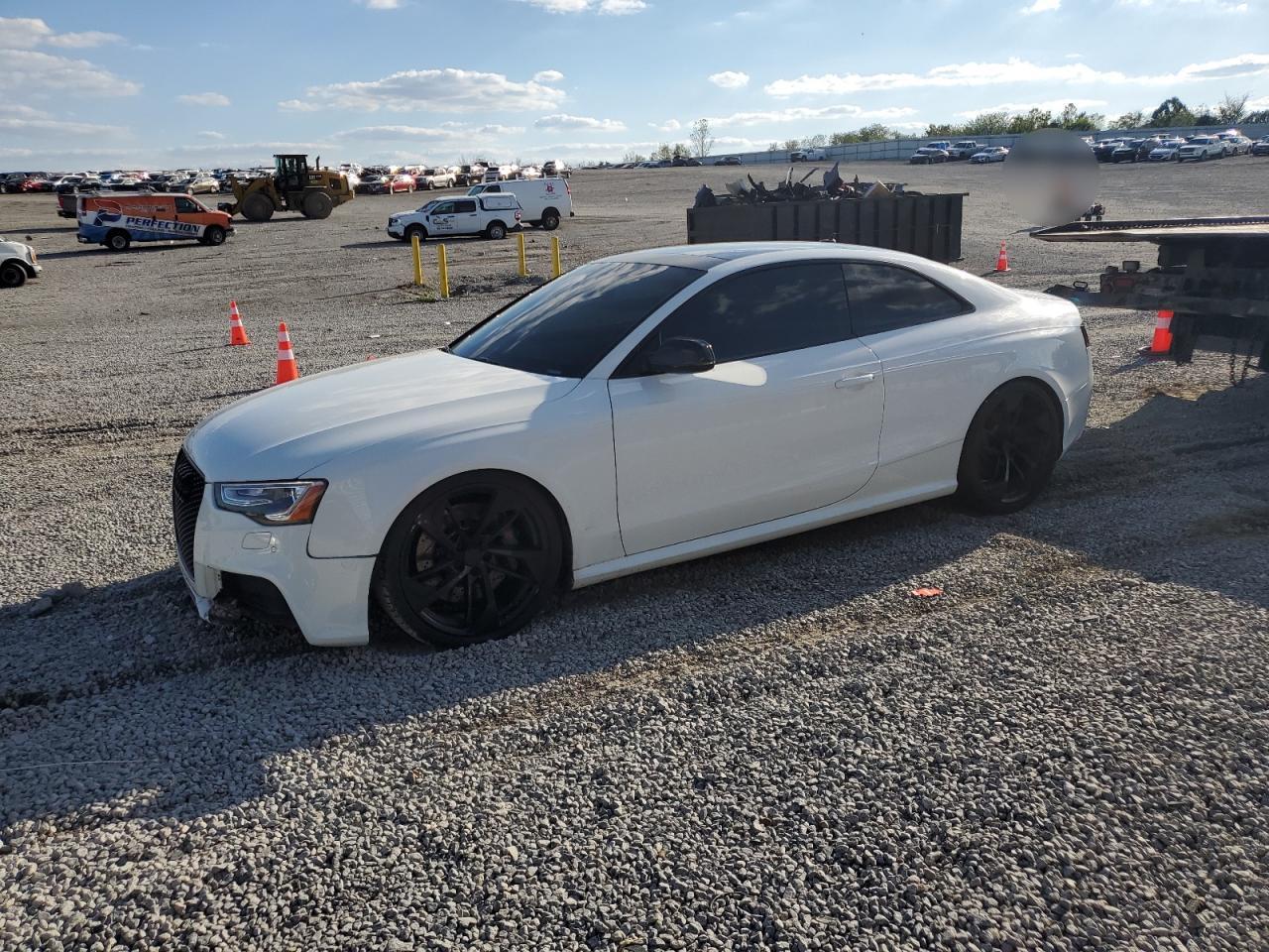2014 Audi Rs5 White vin: WUAC6AFRXEA901422
