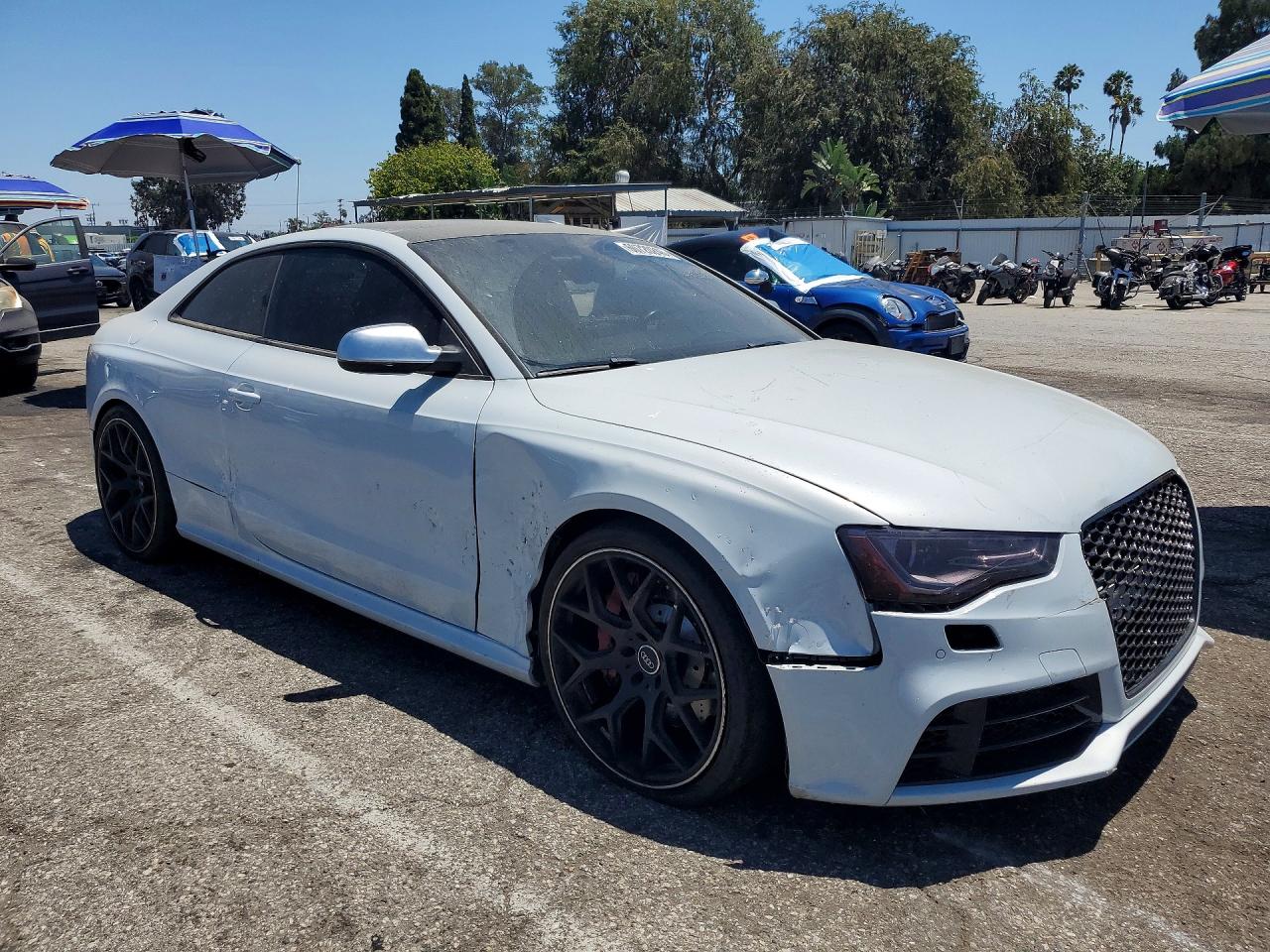 2015 Audi Rs5 White vin: WUAC6AFRXFA900322