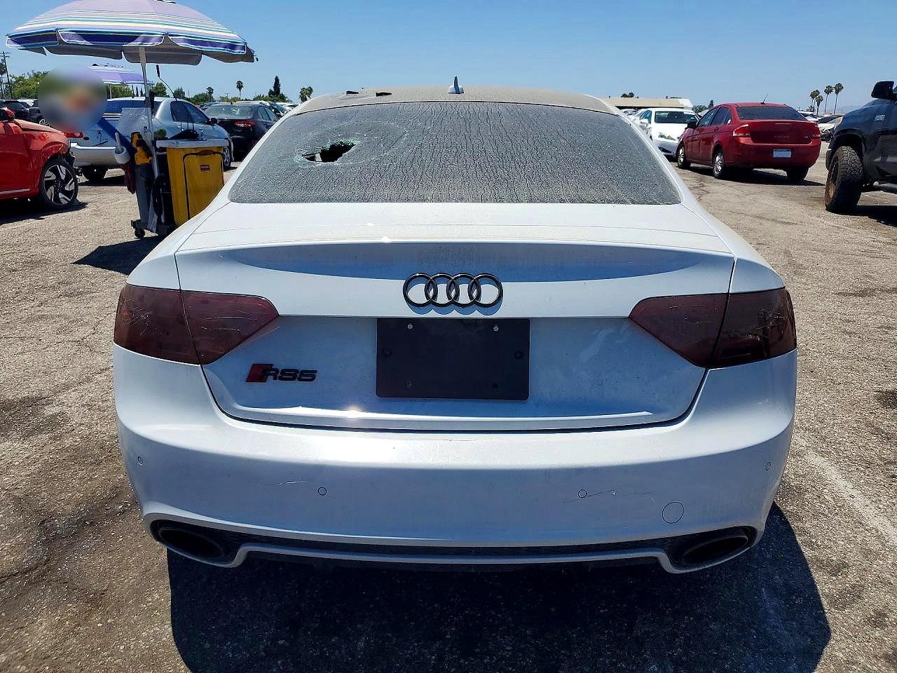 2015 Audi Rs5 White vin: WUAC6AFRXFA900322