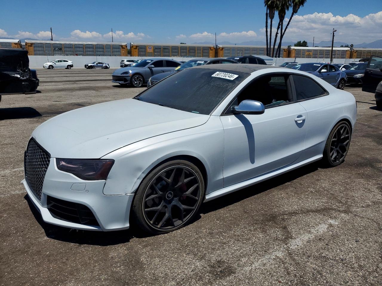 2015 Audi Rs5 White vin: WUAC6AFRXFA900322
