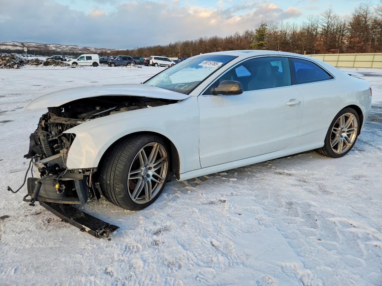 2014 Audi Rs5 White vin: WUAC6BFR3EA900120
